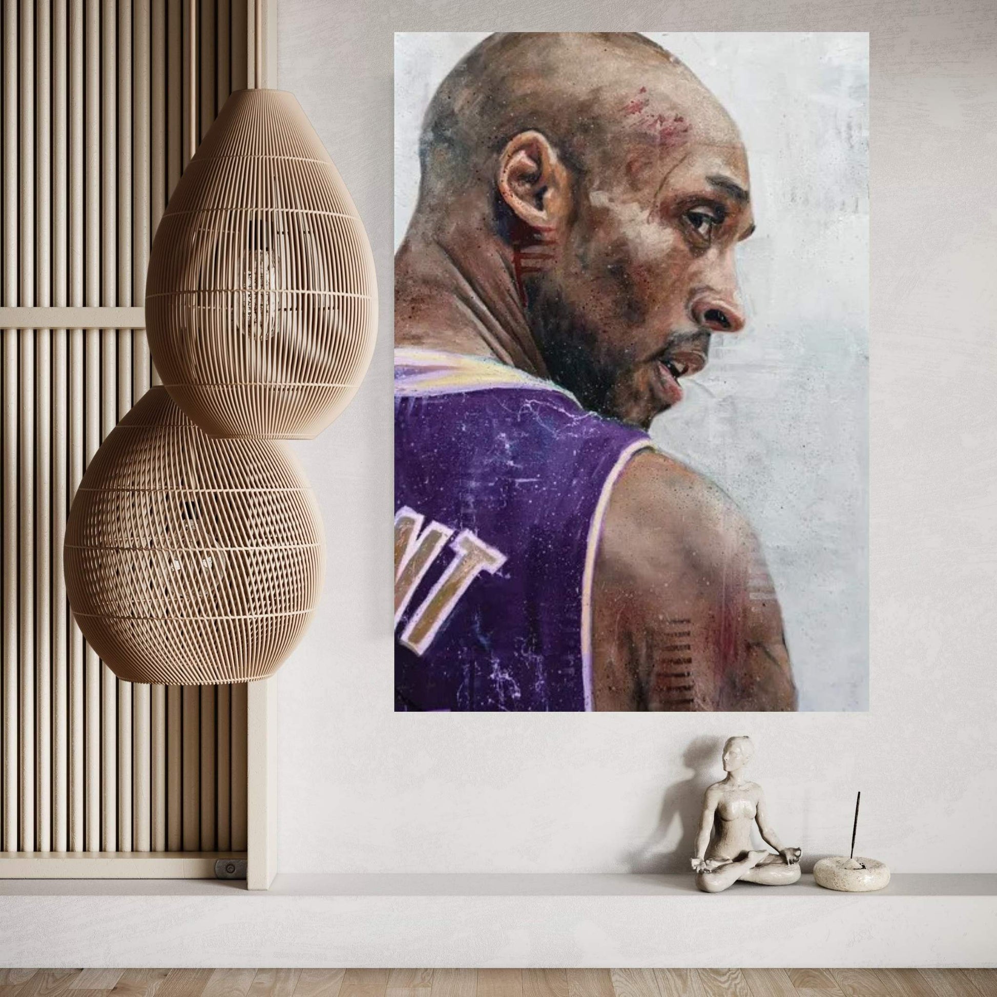Kobe Canvas Wall Art - Y Canvas