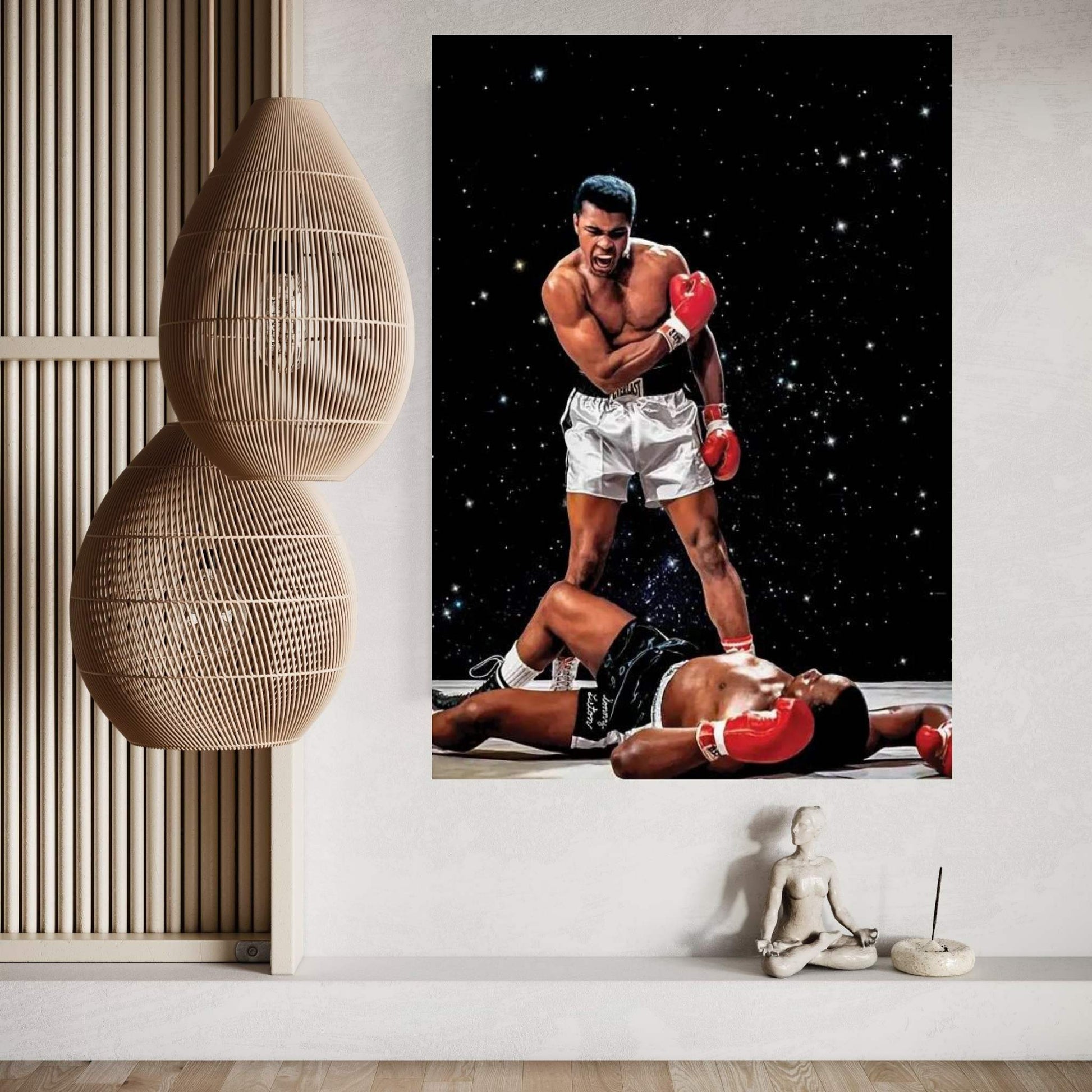 Ali Stars Canvas Wall Art - Y Canvas