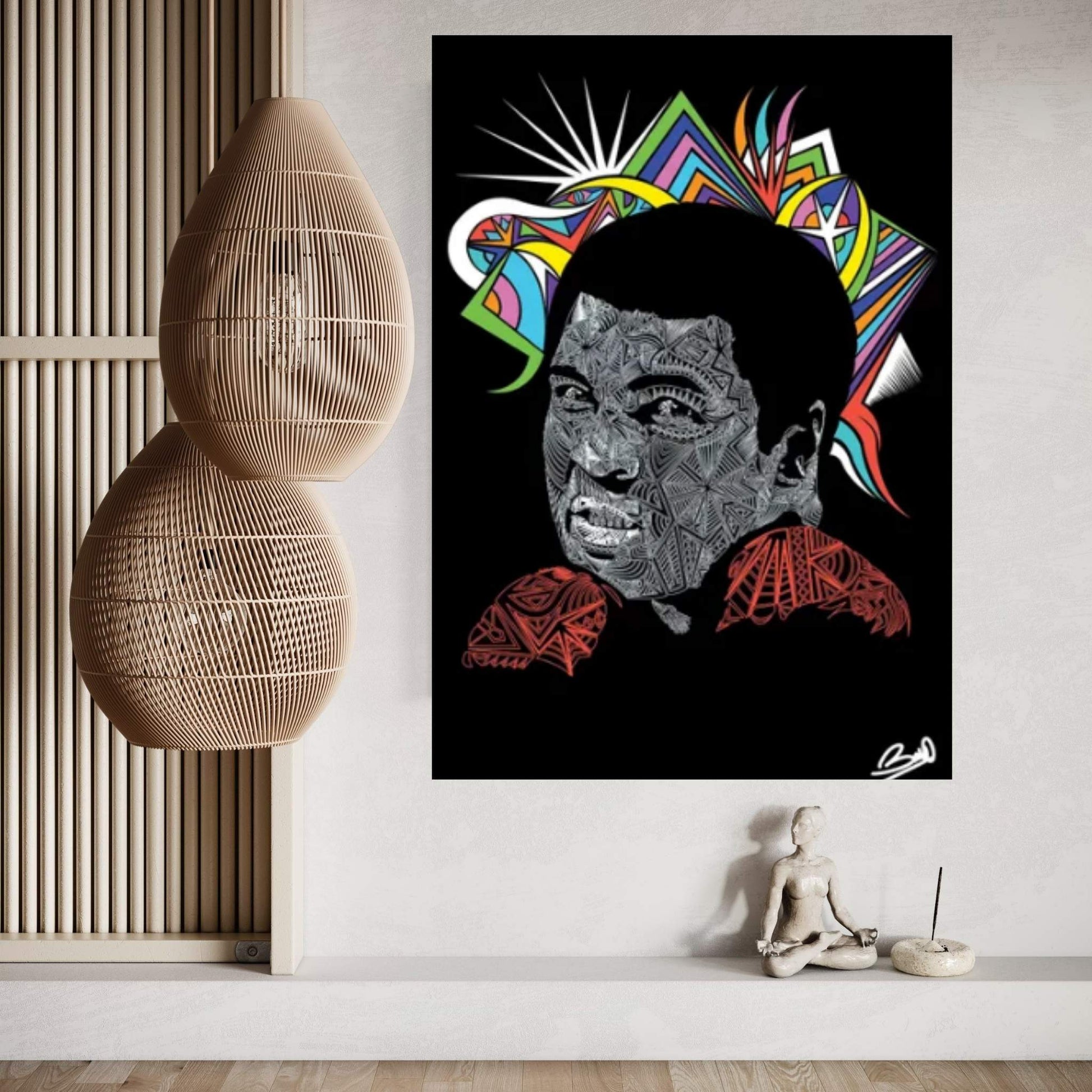 Ali Canvas Wall Art - Y Canvas