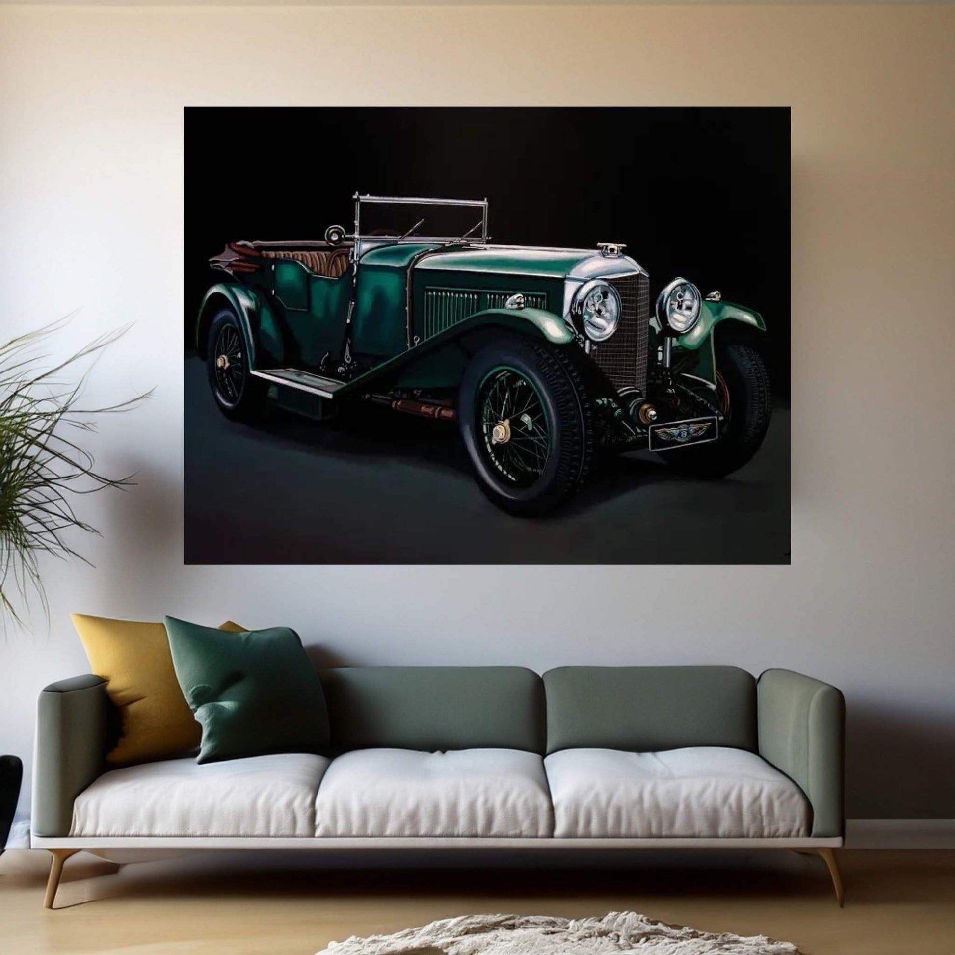 Bentley Open Tourer 1929 Canvas Wall Art - Y Canvas
