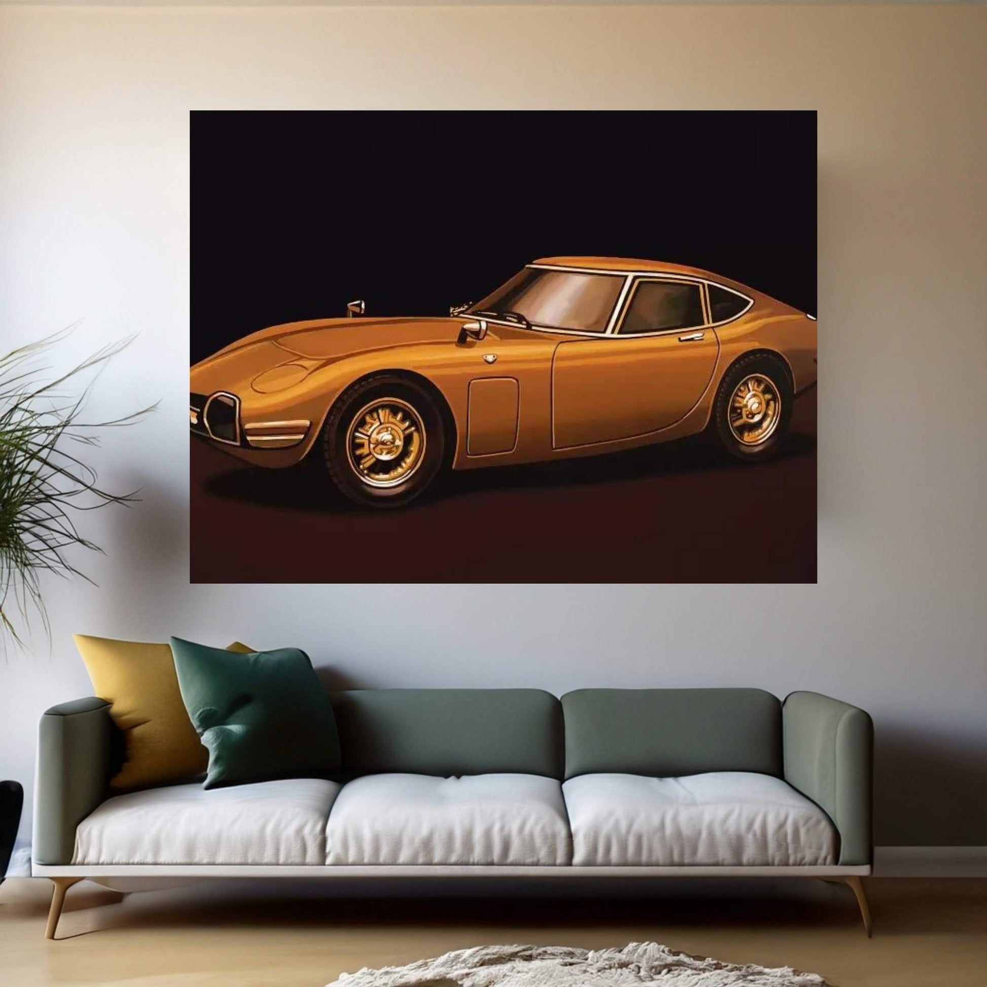Toyota 2000Gt Canvas Wall Art - Y Canvas