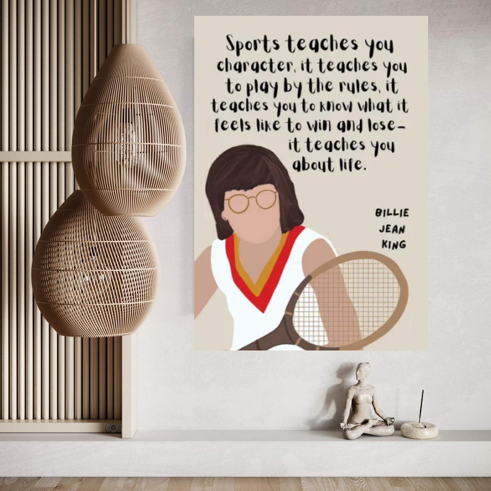 Jean King Quote Canvas Wall Art - Y Canvas