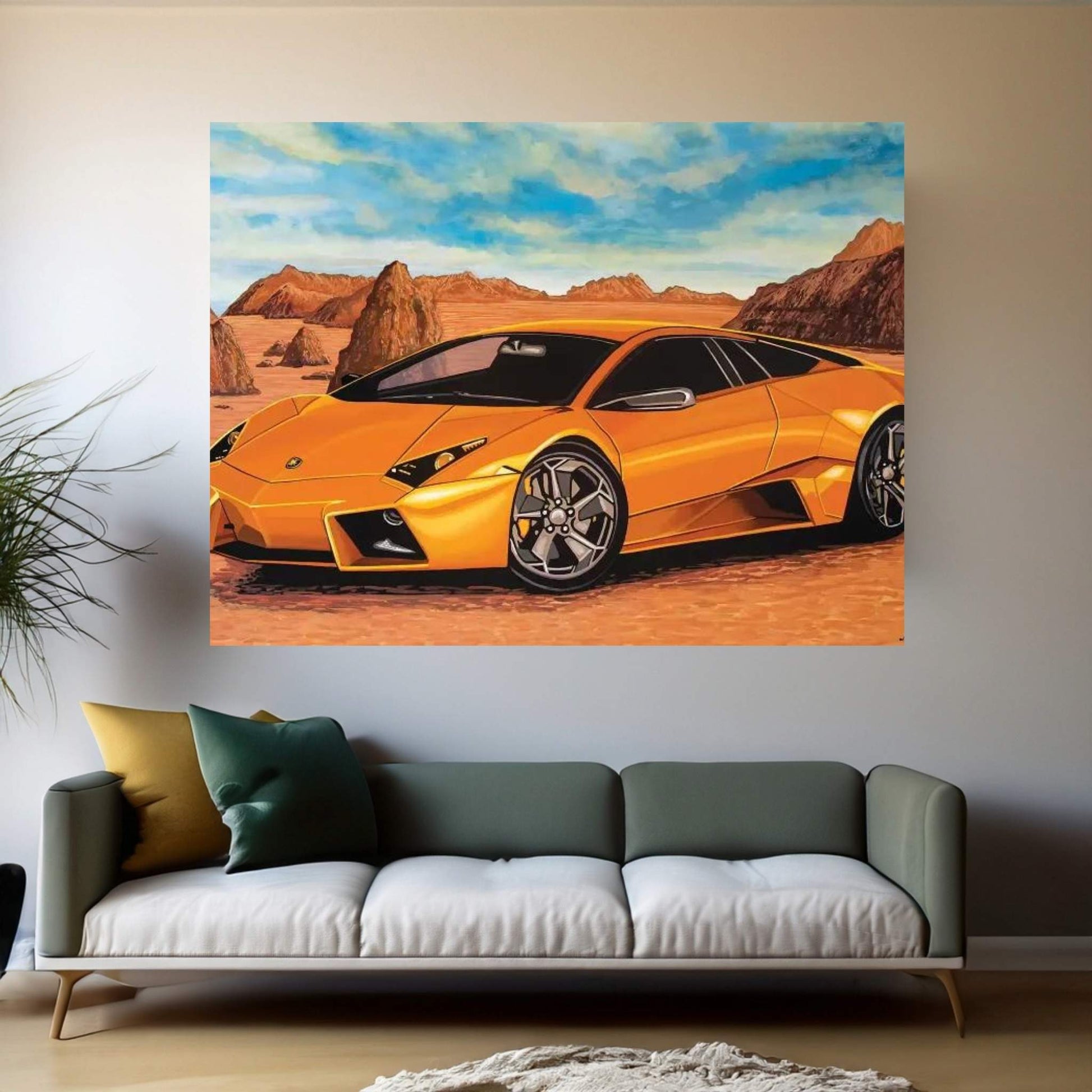 Lamborghini Reventon Canvas Wall Art - Y Canvas