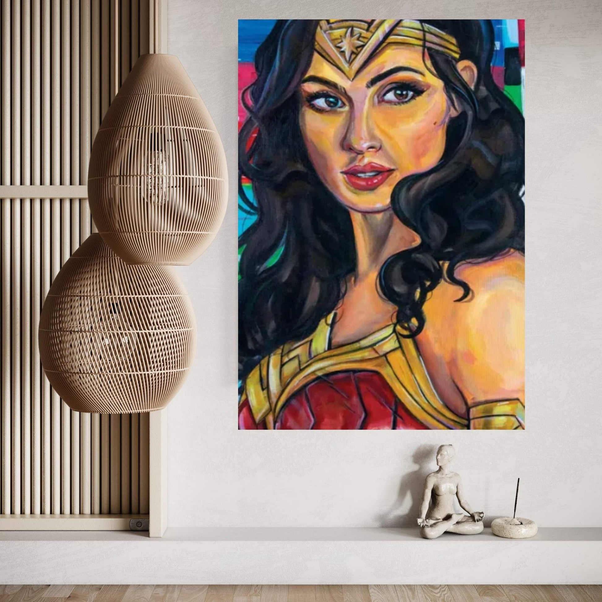 Wonder Woman Canvas Wall Art - Y Canvas