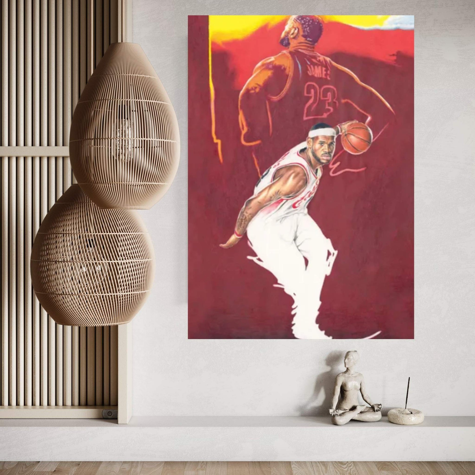 CleveLAND of LEBRON Canvas Wall Art - Y Canvas