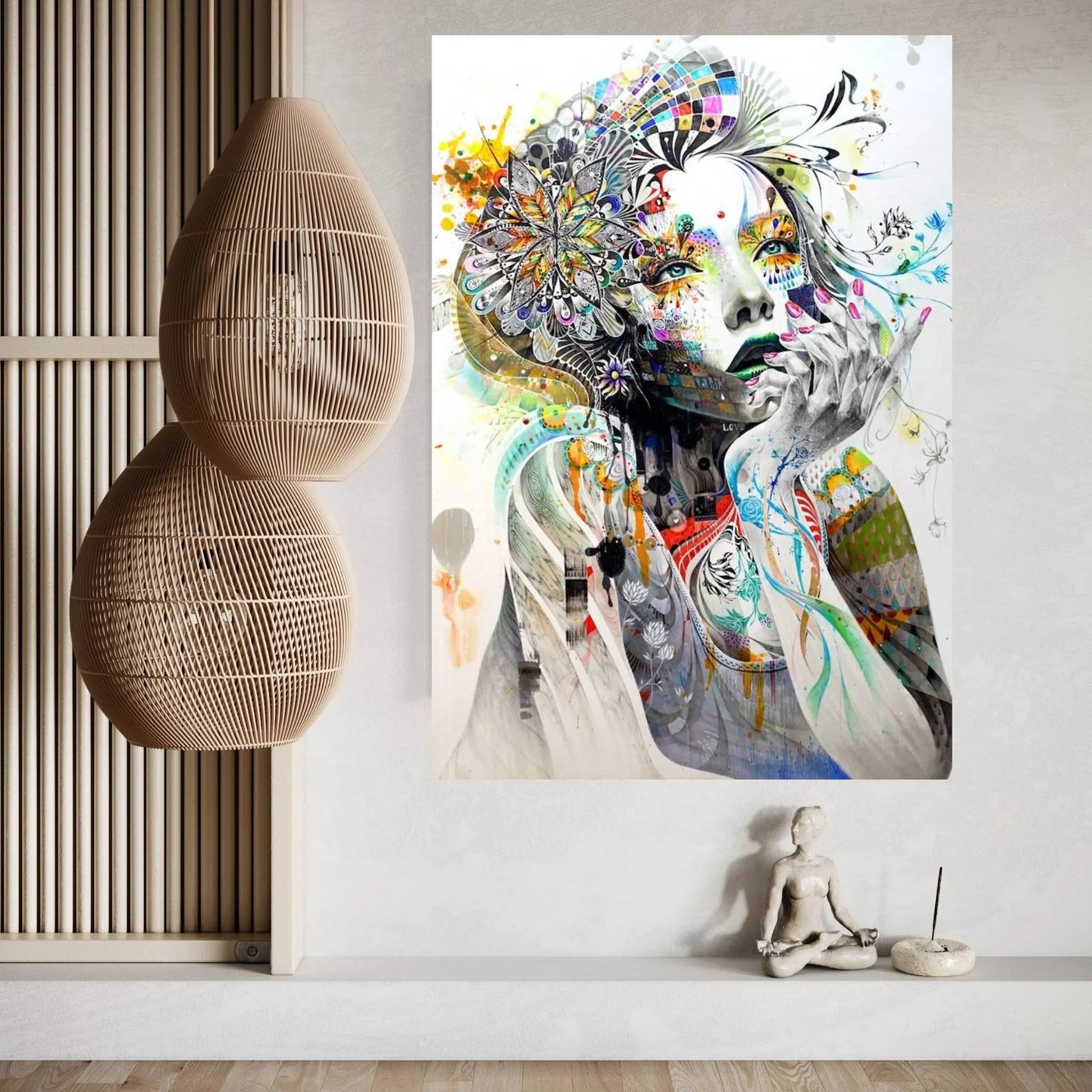 Circulation Canvas Wall Art - Y Canvas