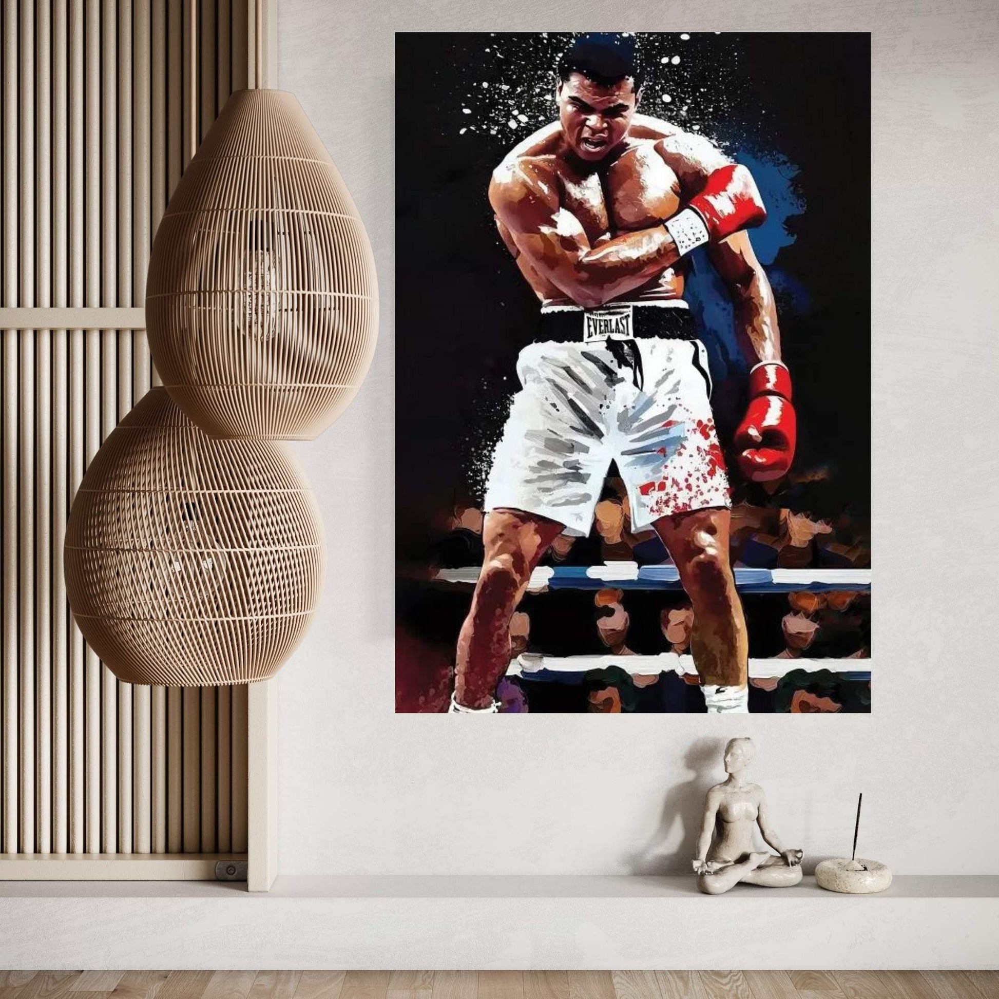 Muhammad Ali - Sting Like A Bee Canvas Wall Art - Y Canvas