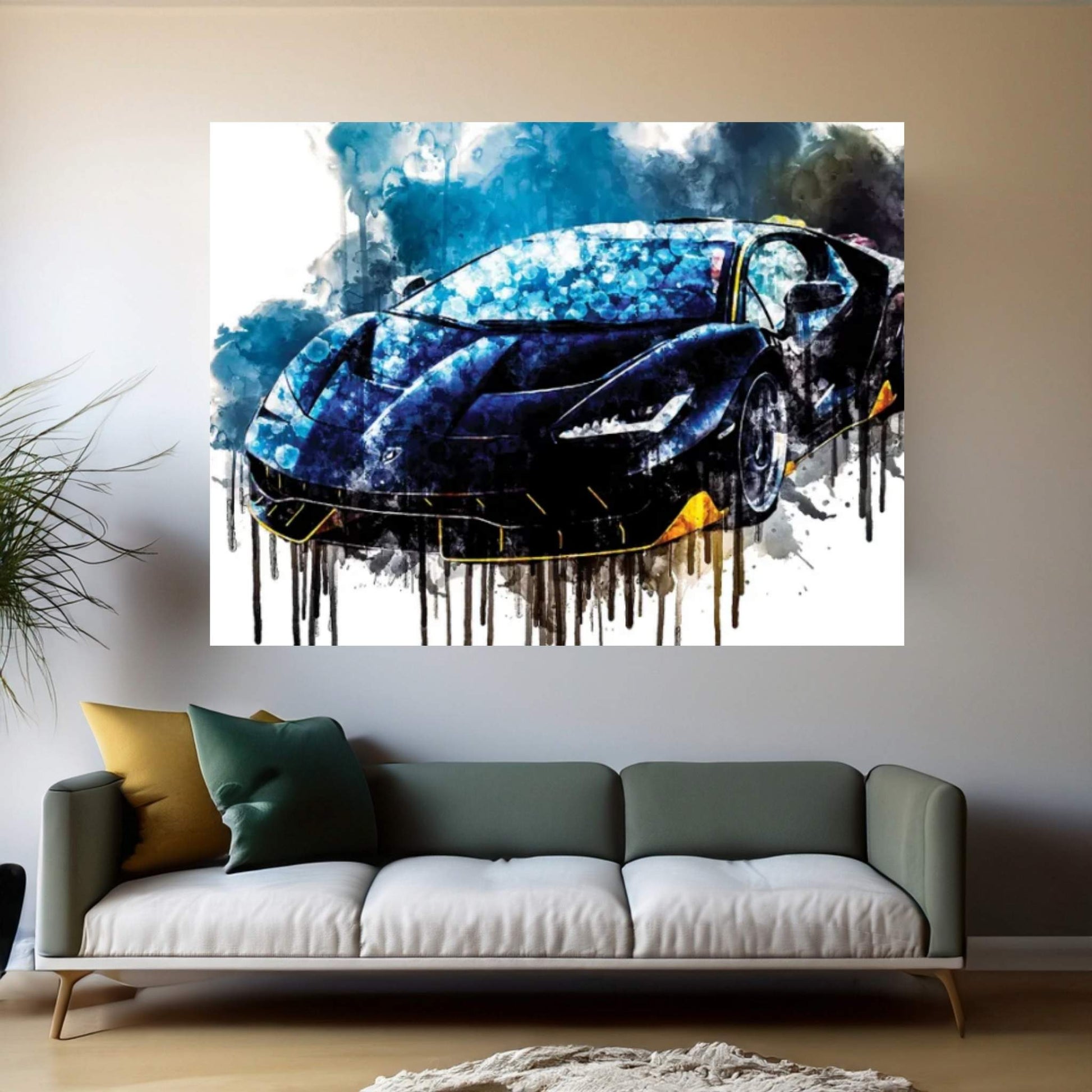 2017 Lamborghini Centenario Canvas Wall Art - Y Canvas