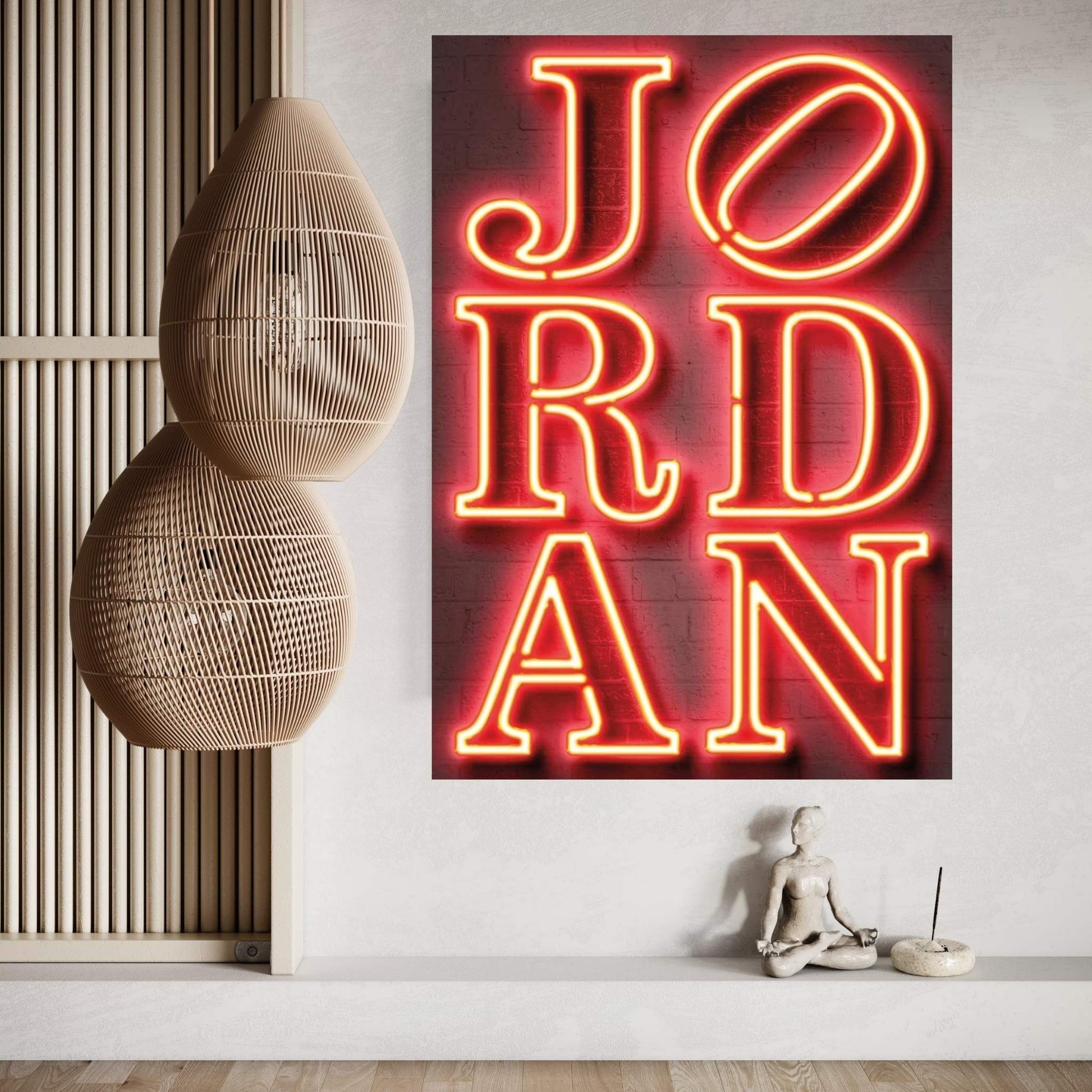 Love Jordan Canvas Wall Art - Y Canvas