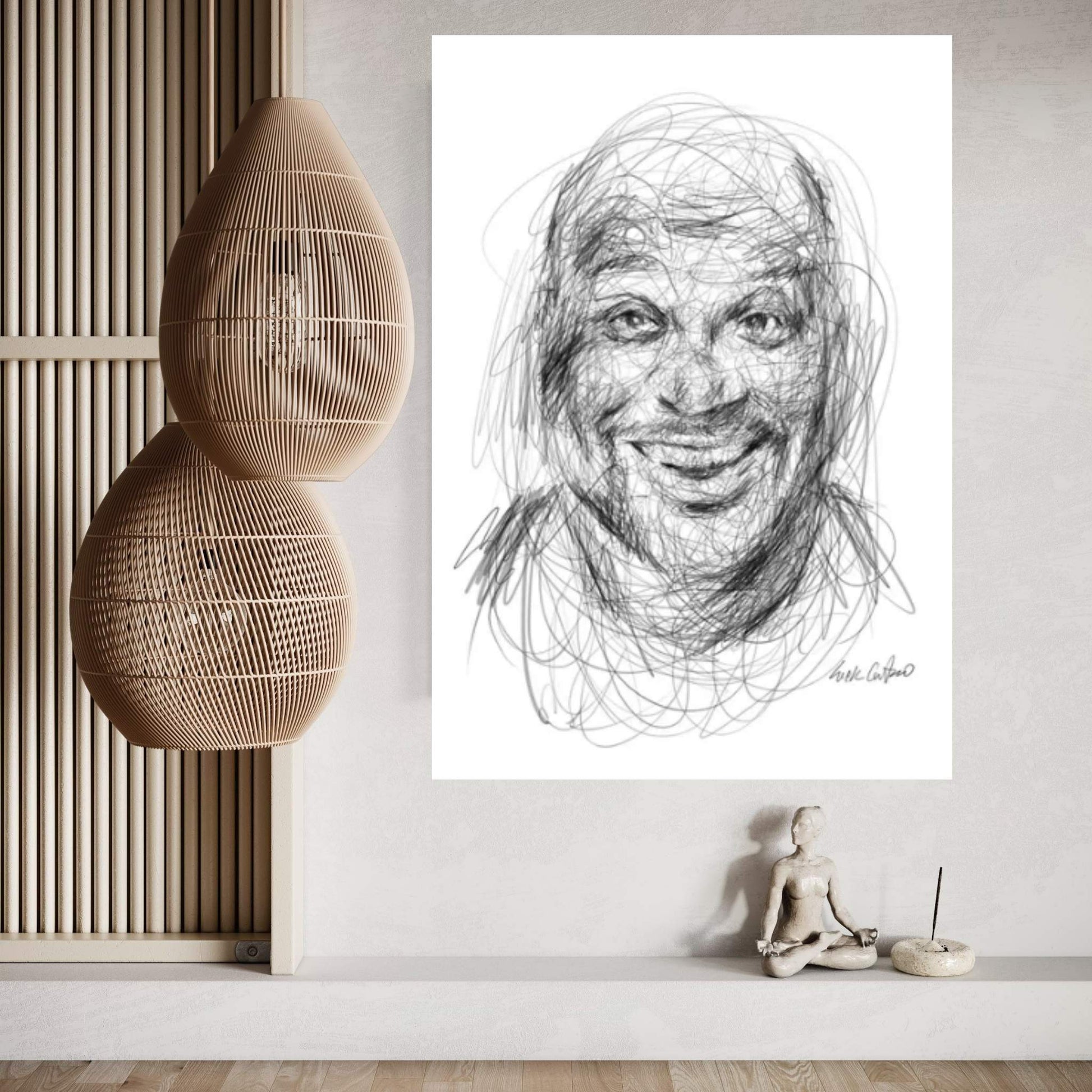 Shaq Canvas Wall Art - Y Canvas