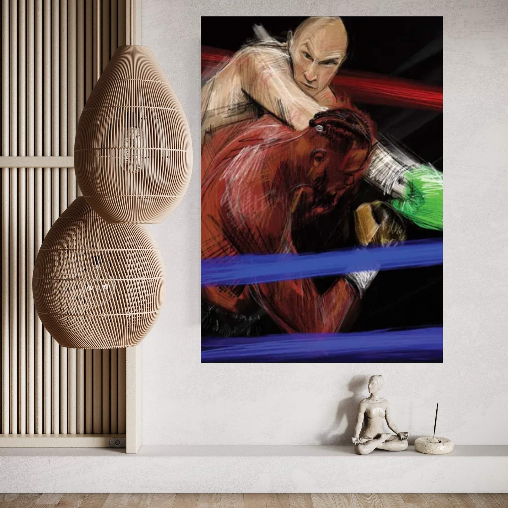 Tyson Fury Canvas Wall Art - Y Canvas