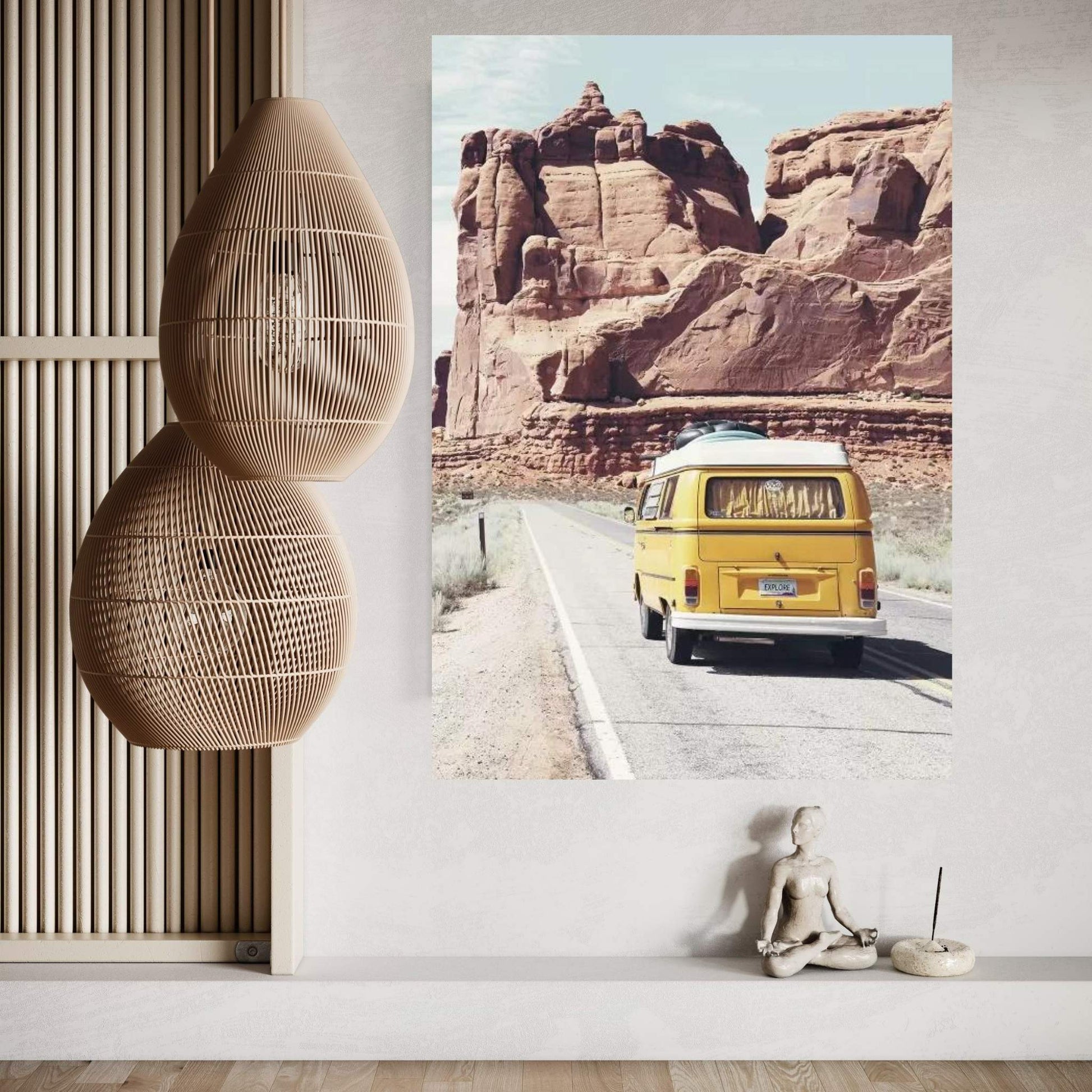 Road Trip Canvas Wall Art - Y Canvas