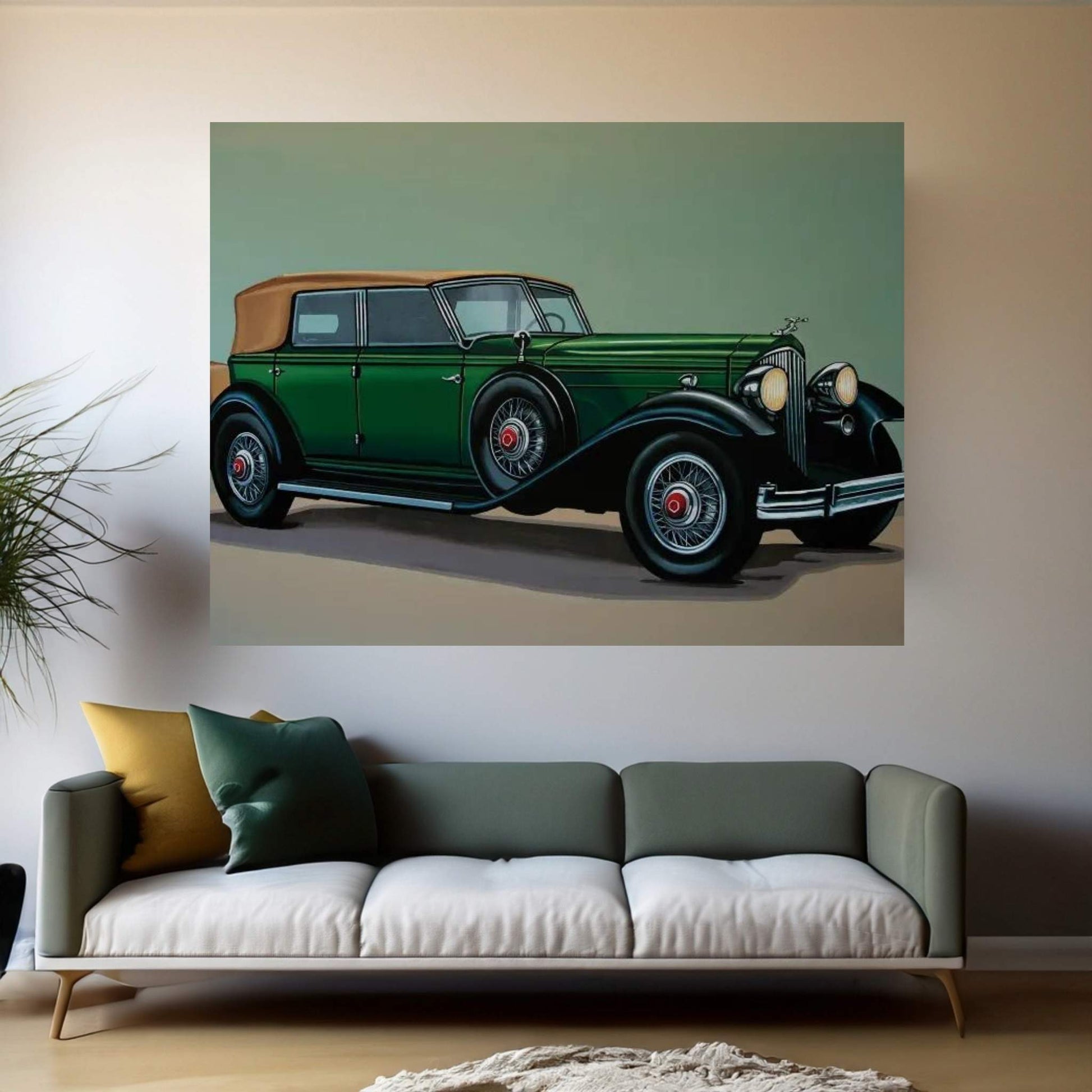 Packard Phaeton 1934 Canvas Wall Art - Y Canvas
