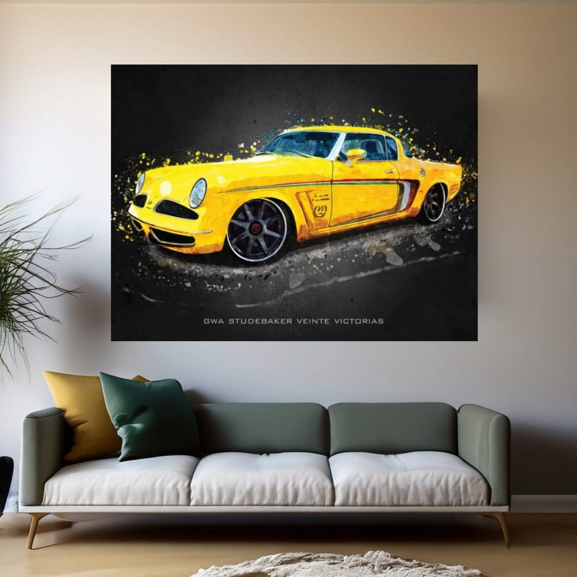 GWA Studebaker Veinte Victorias Canvas Wall Art - Y Canvas