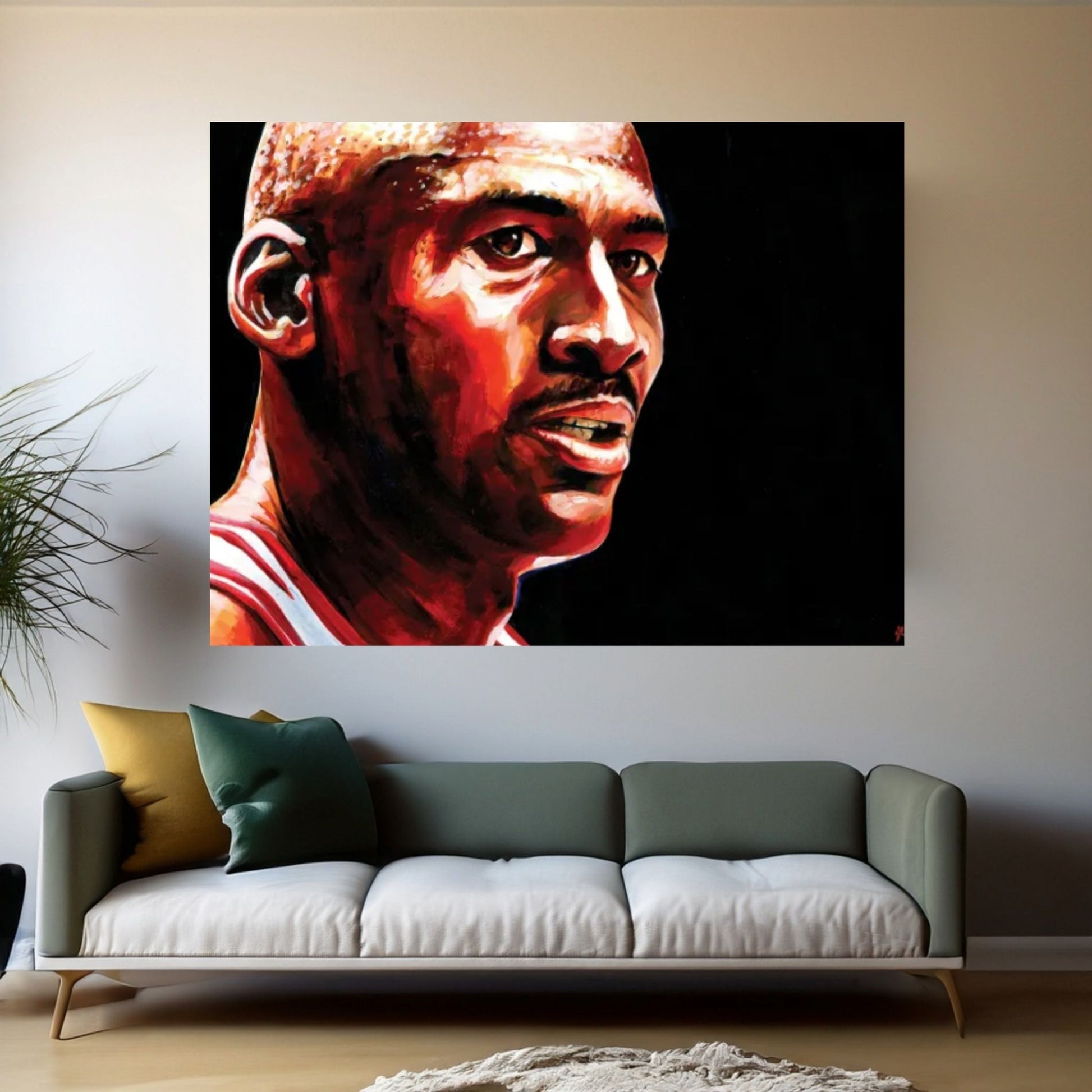 Michael Jordan - Chicago Bulls Canvas Wall Art - Y Canvas