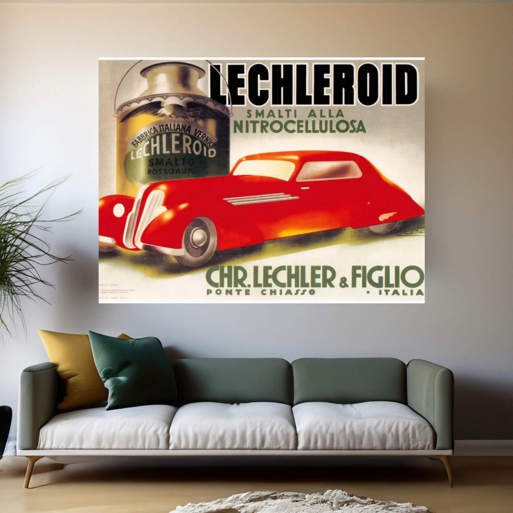 Lechleroid Canvas Wall Art - Y Canvas
