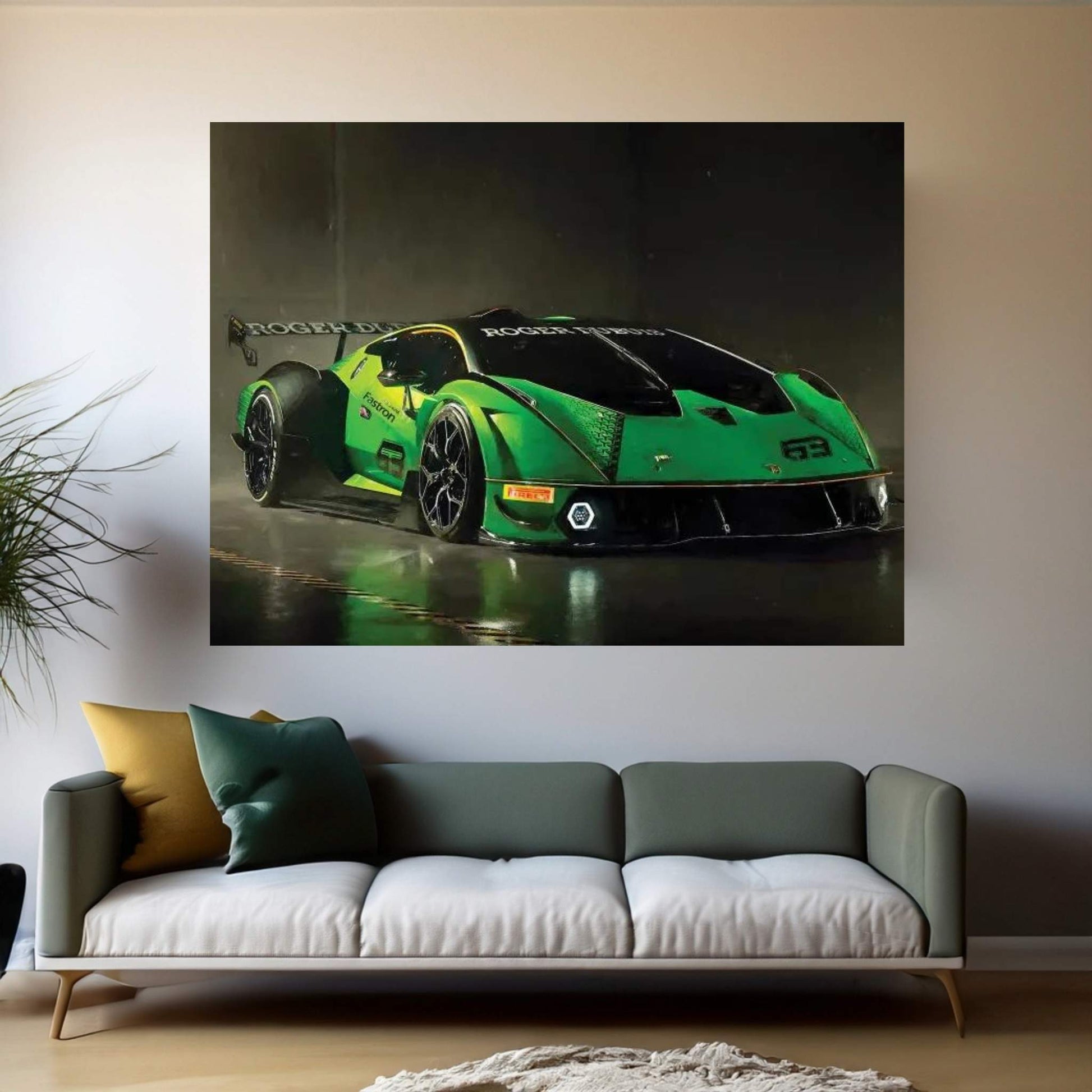 Lamborghini Essenza SCV12 2020 Canvas Wall Art - Y Canvas