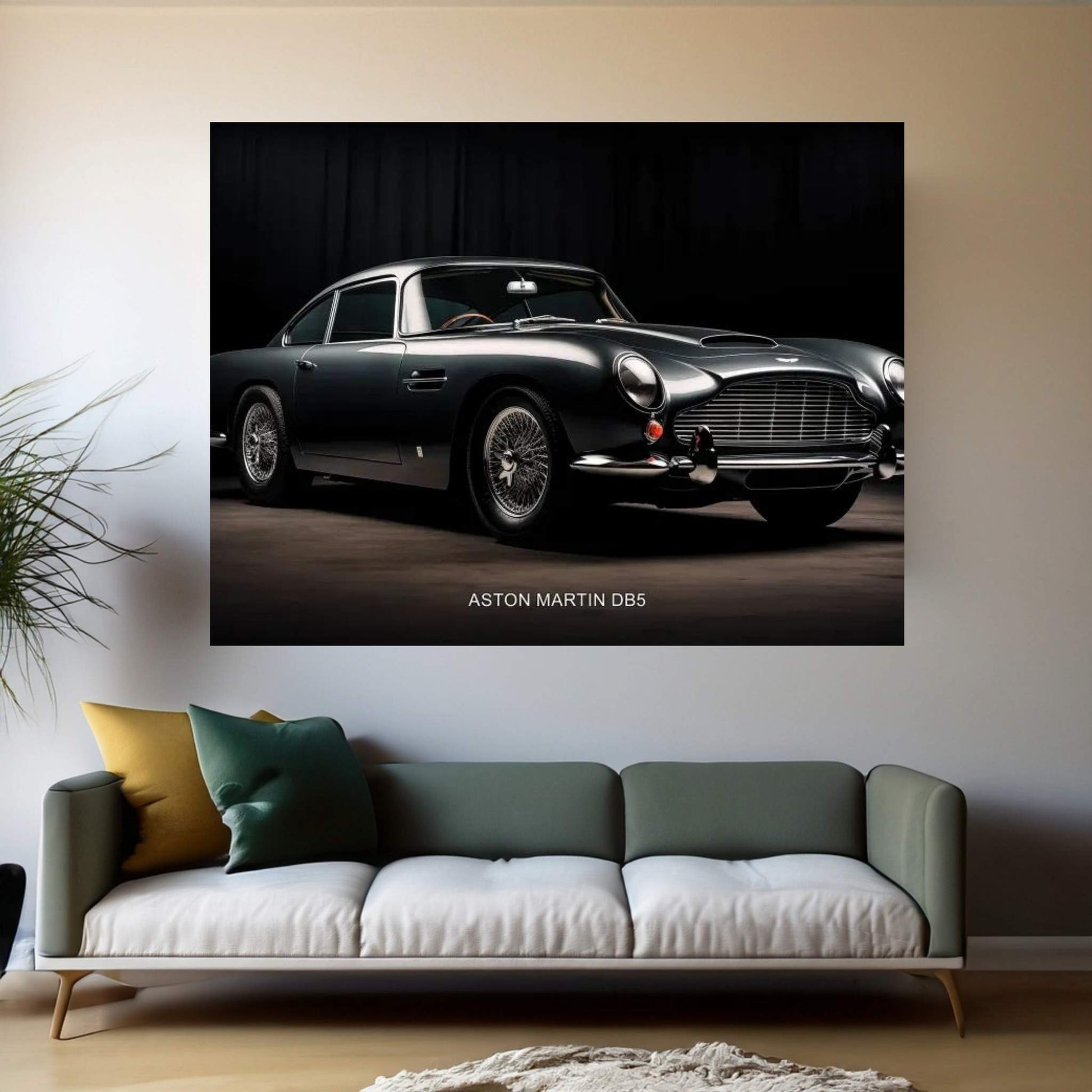 Aston Martin DB5 Canvas Wall Art - Y Canvas