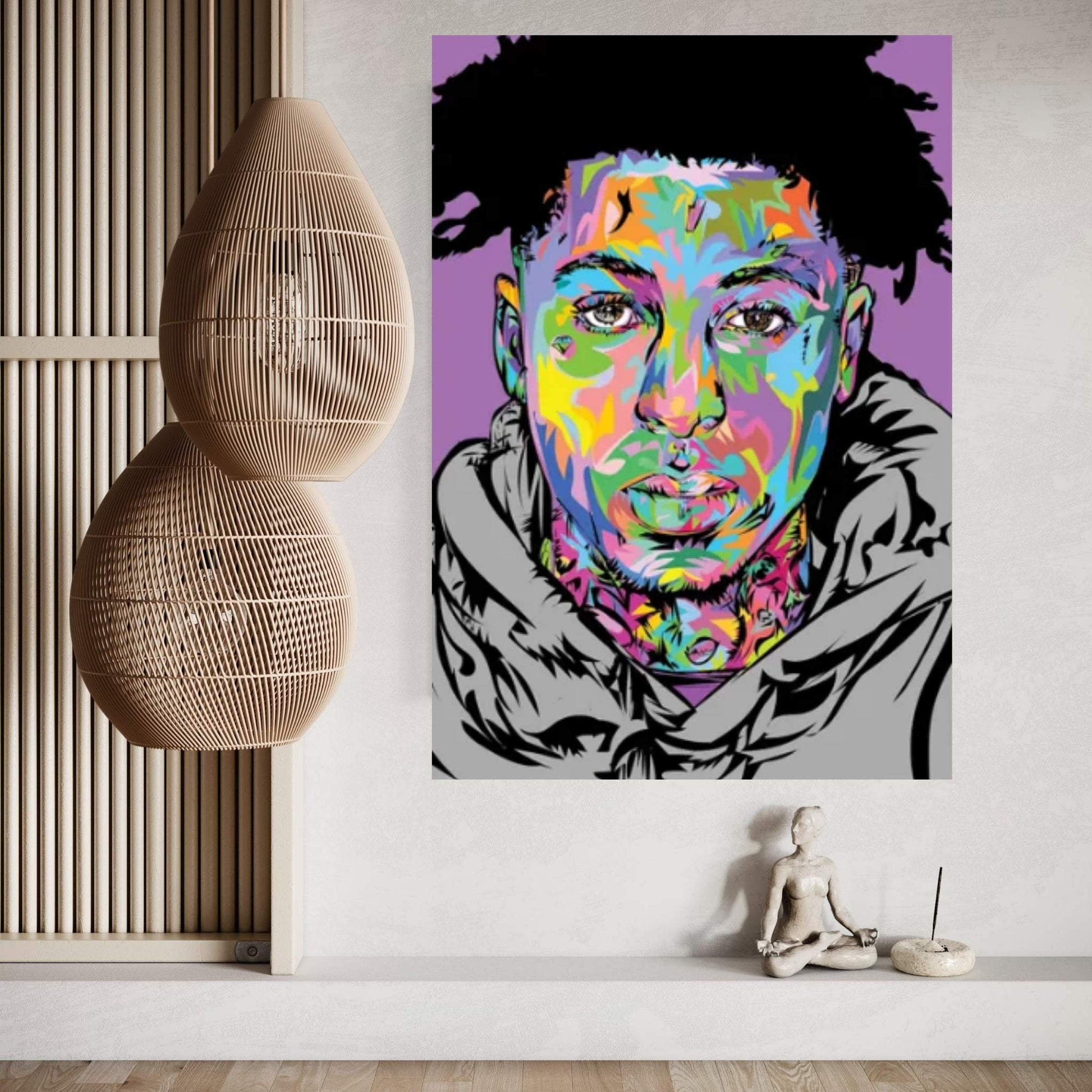 NBA Young Boy 2023 Canvas Wall Art - Y Canvas