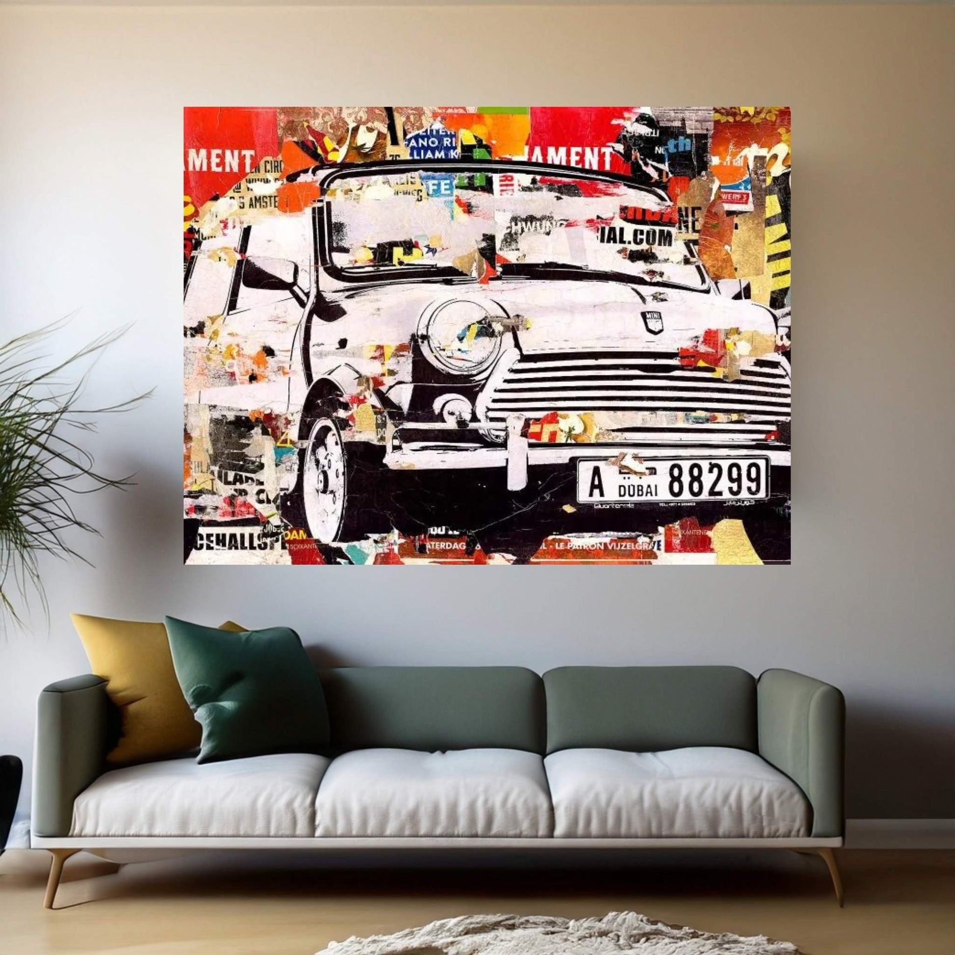 Dude, Where's My Mini? Canvas Wall Art - Y Canvas