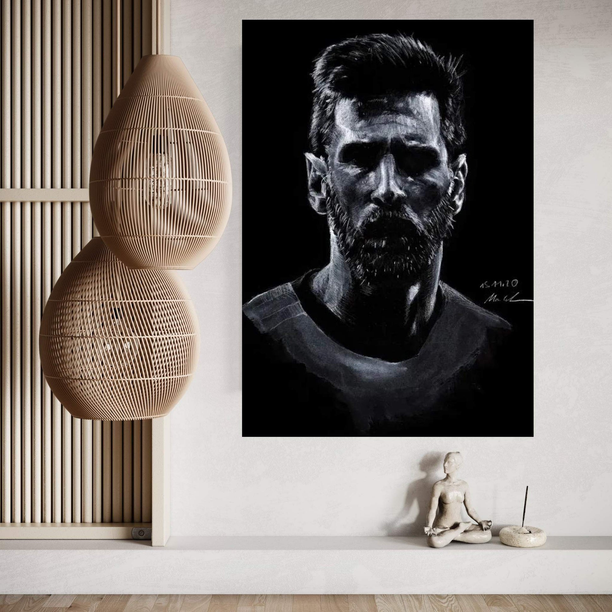 Leo Messi Canvas Wall Art - Y Canvas