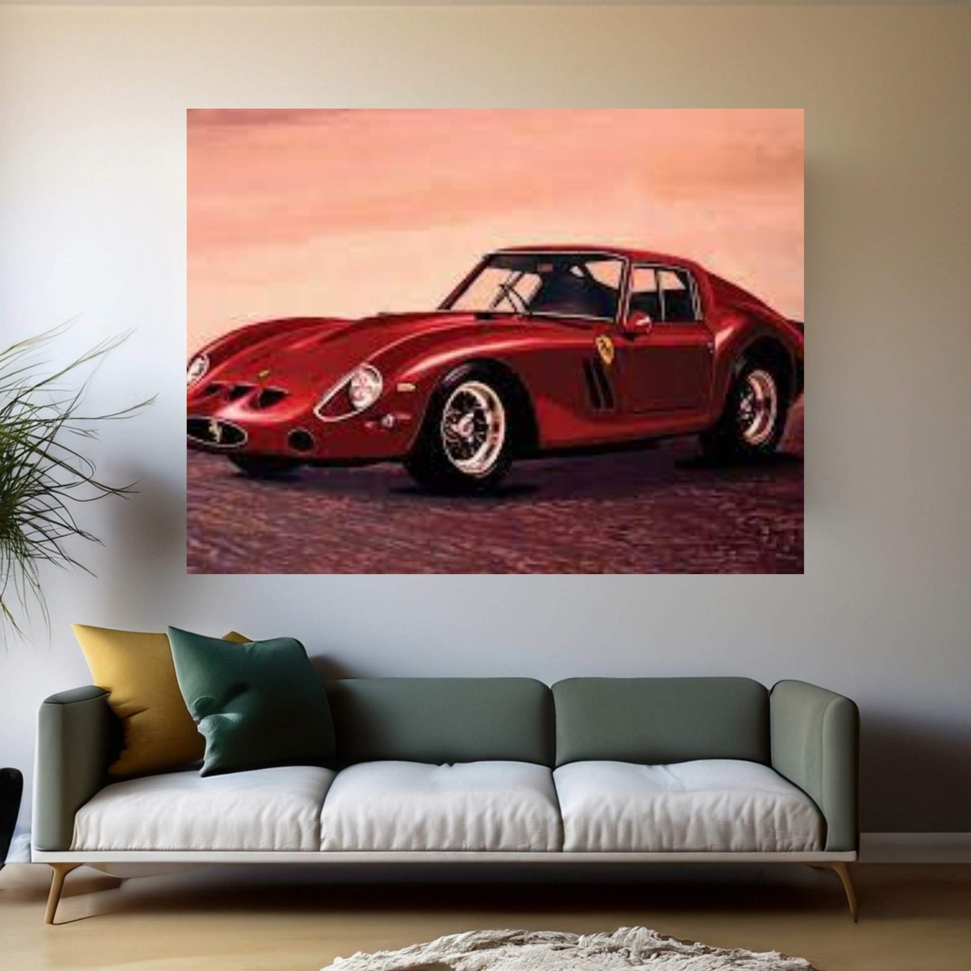 Ferrari 250 GTO 1962 Canvas Wall Art - Y Canvas