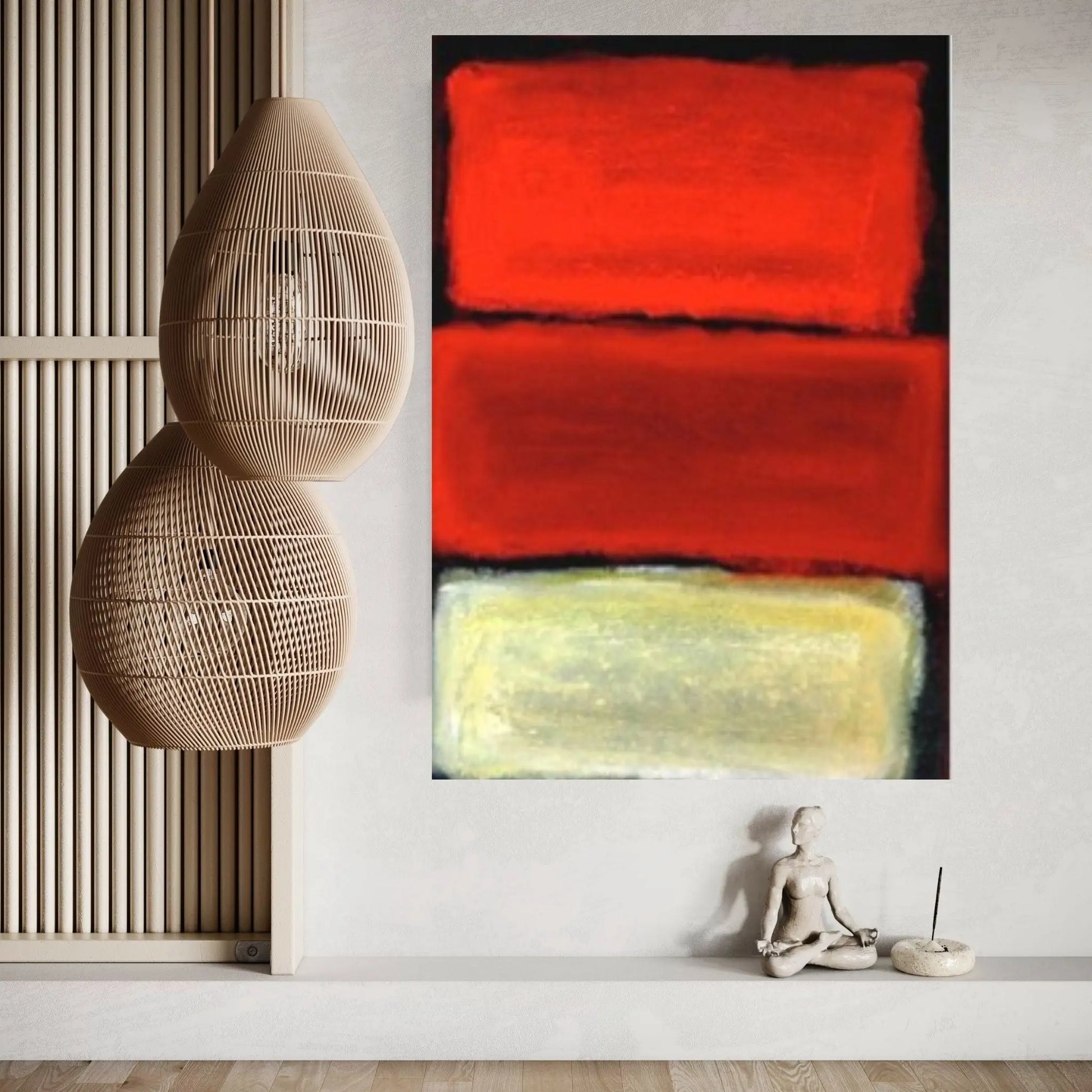 Mark Rothko Frame Canvas/Poster Art Reproduction, Rothko Reproduction - Y Canvas