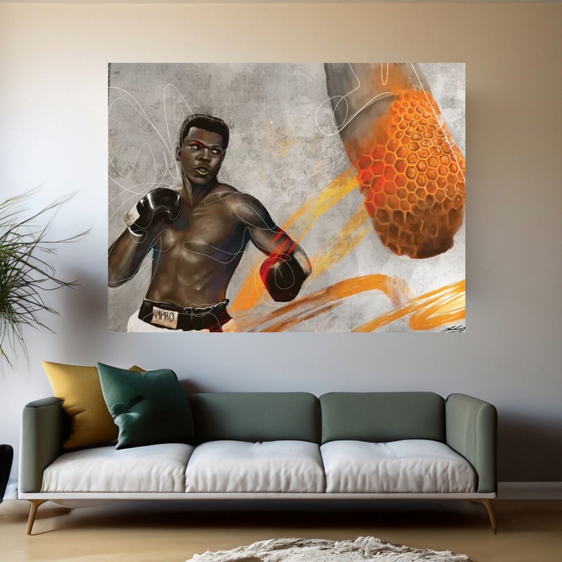 Sting Canvas Wall Art - Y Canvas