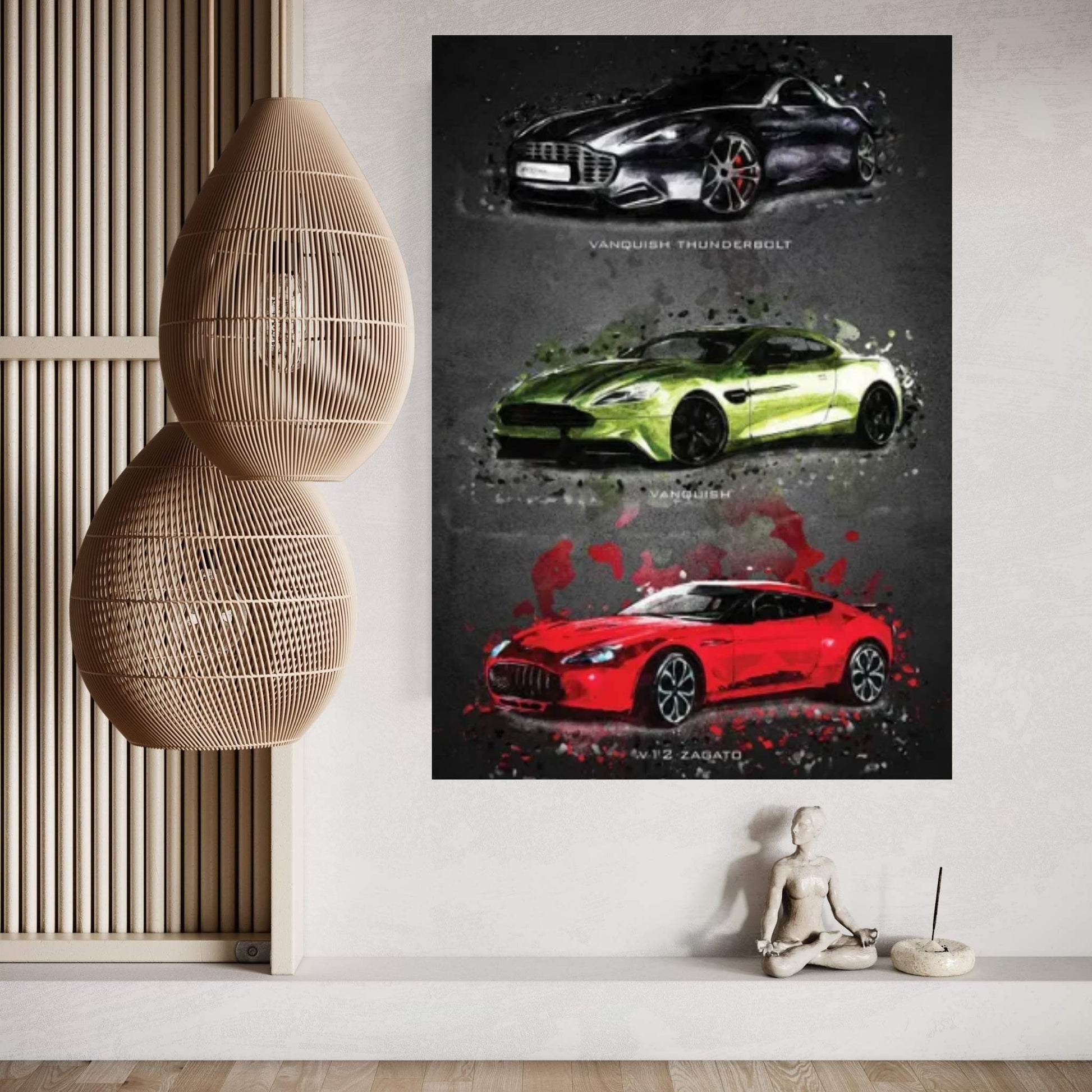 Aston Martin Canvas Wall Art - Y Canvas