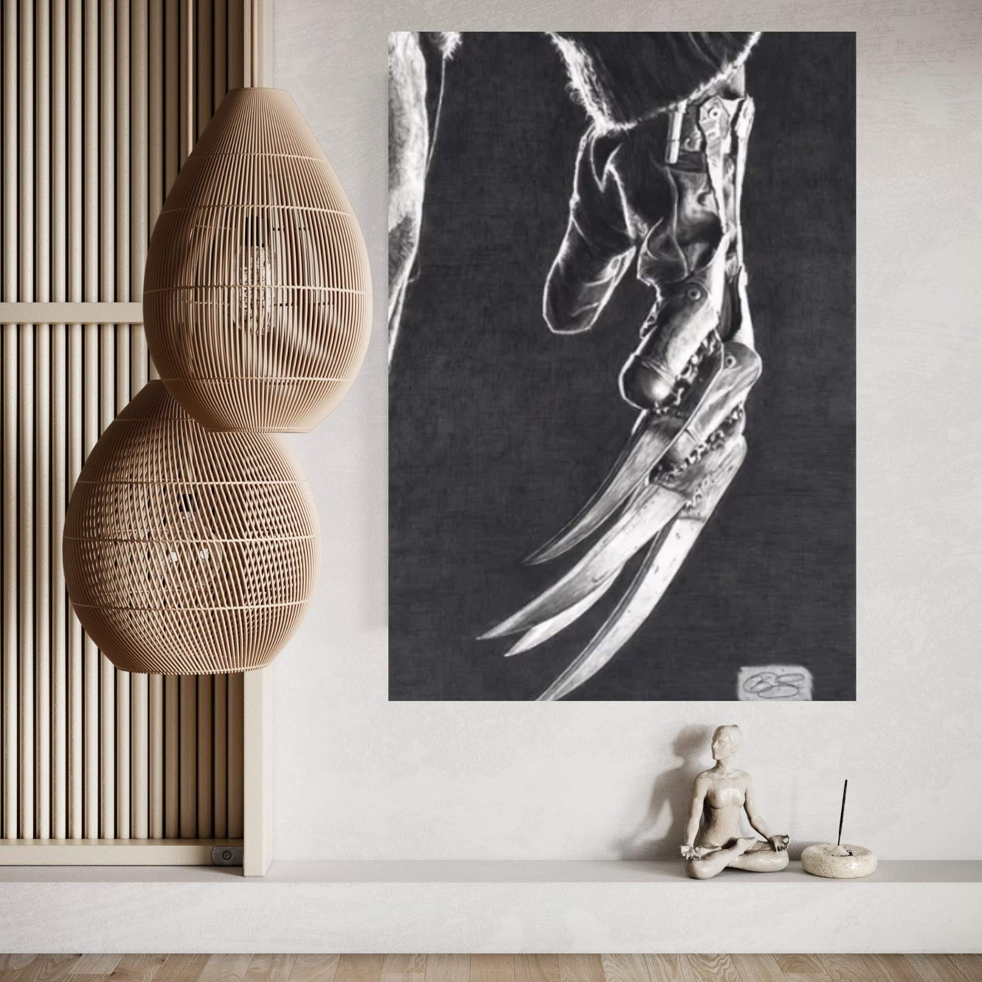 Spirit Fingers Canvas Wall Art - Y Canvas