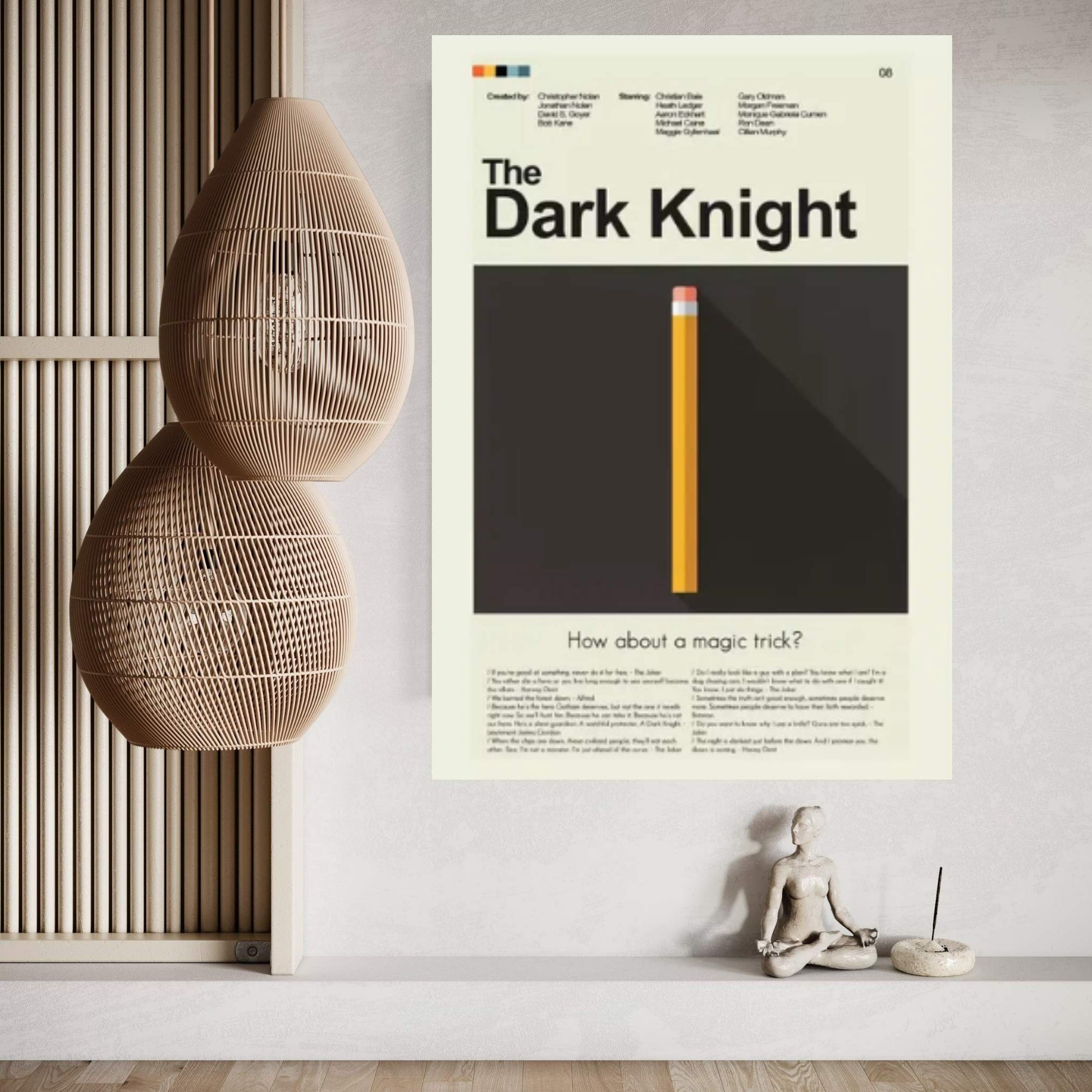 Dark Knight Canvas Wall Art - Y Canvas