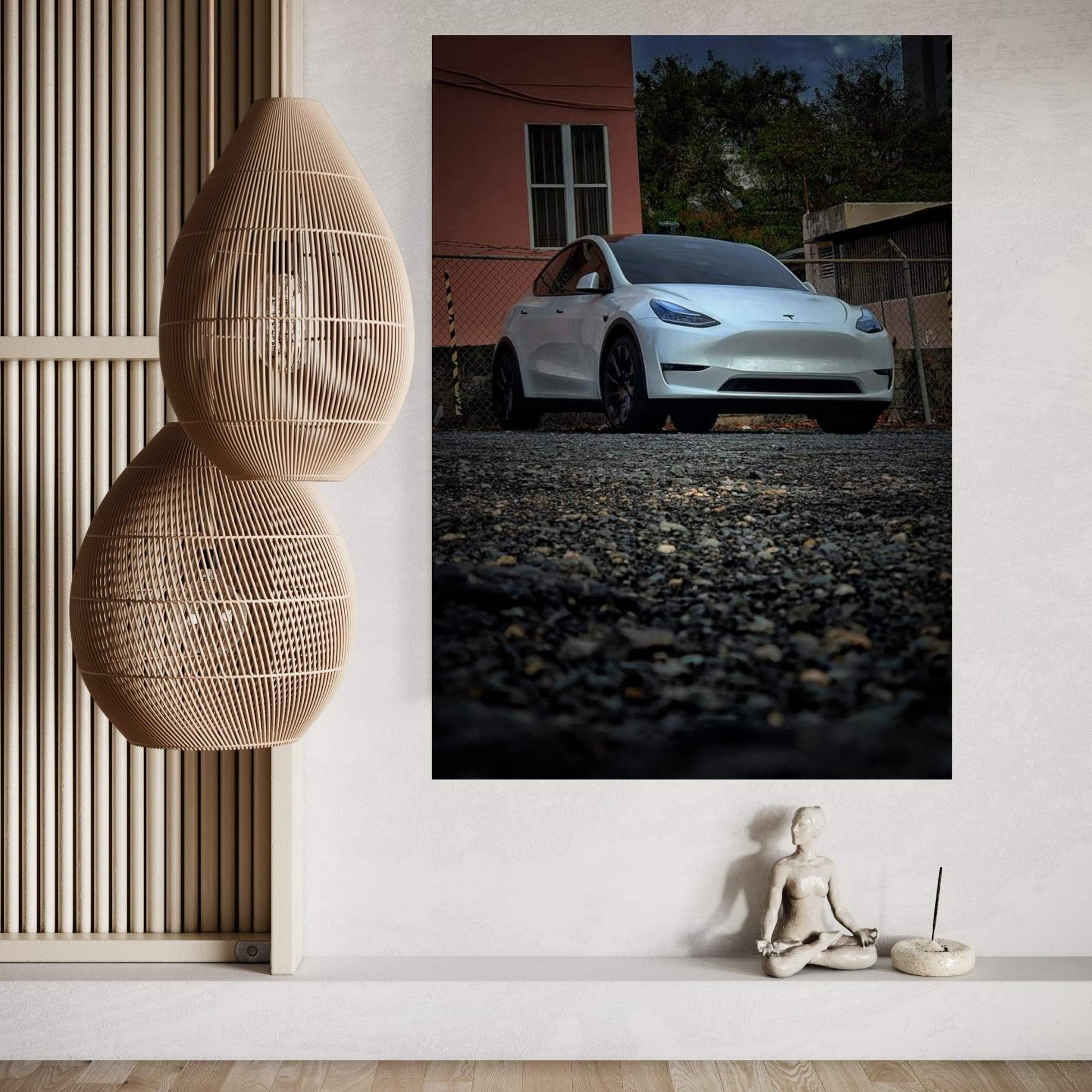 Tesla Canvas Wall Art - Y Canvas