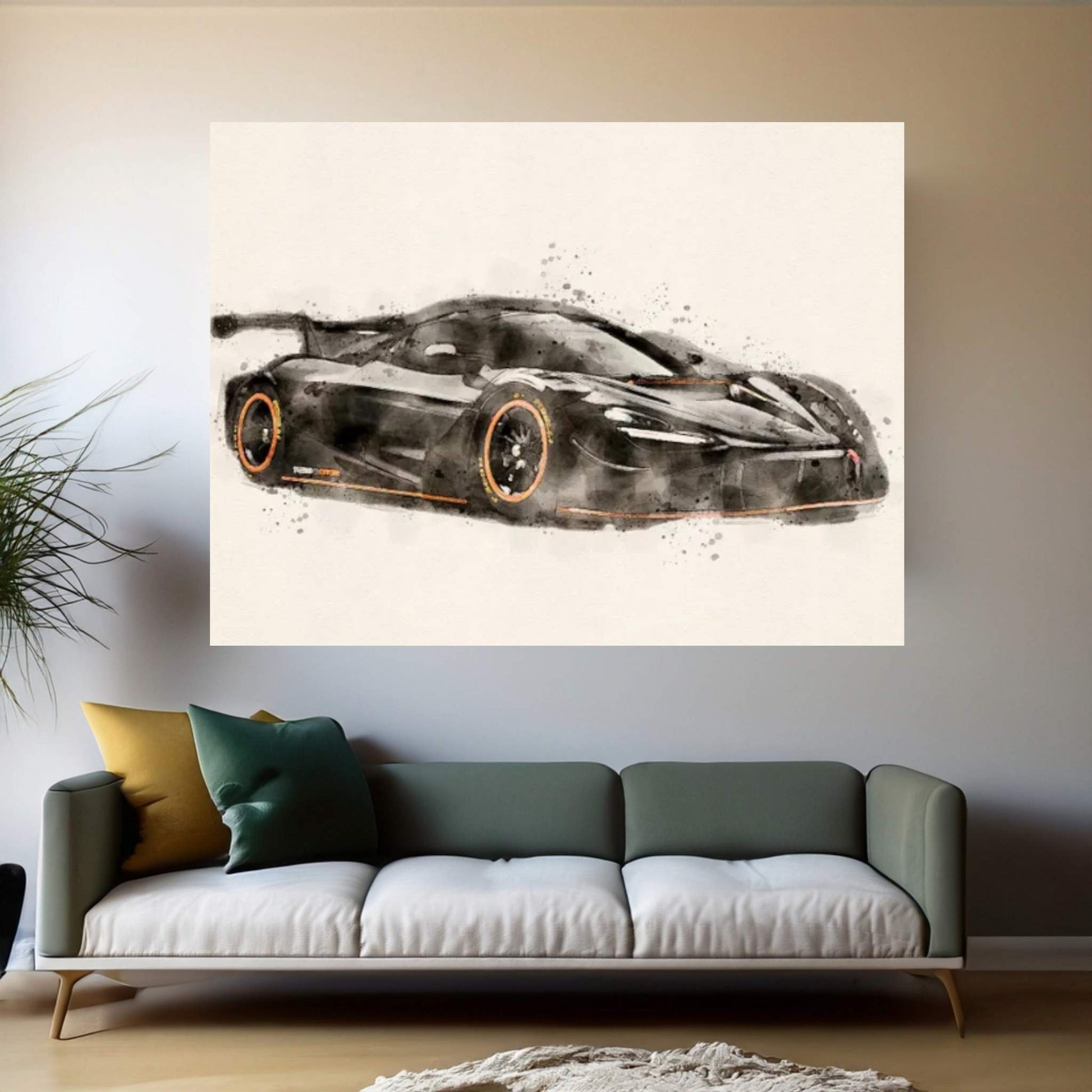 McLaren 720S GT3X Canvas Wall Art - Y Canvas