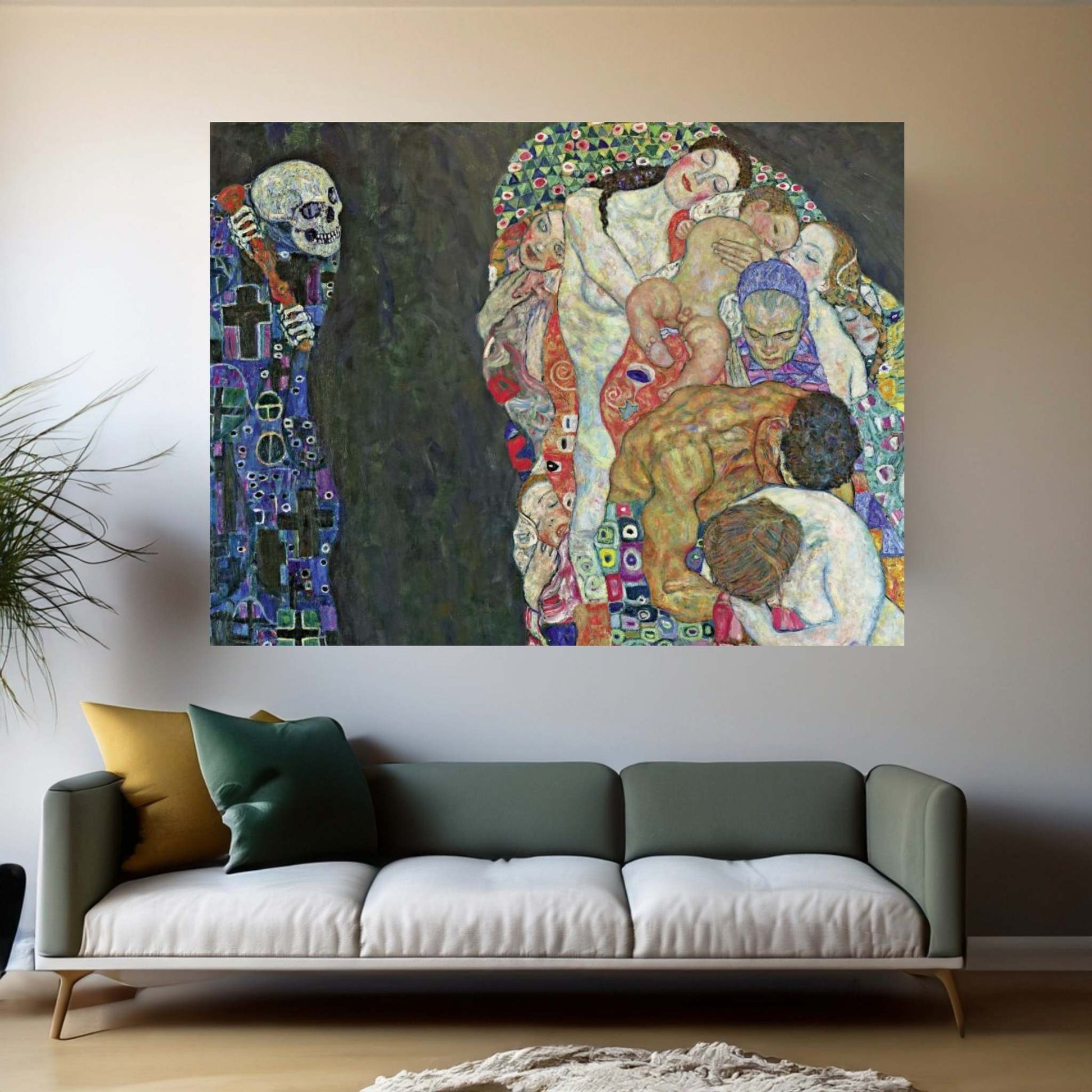 Love and Life Canvas Wall Art - Y Canvas