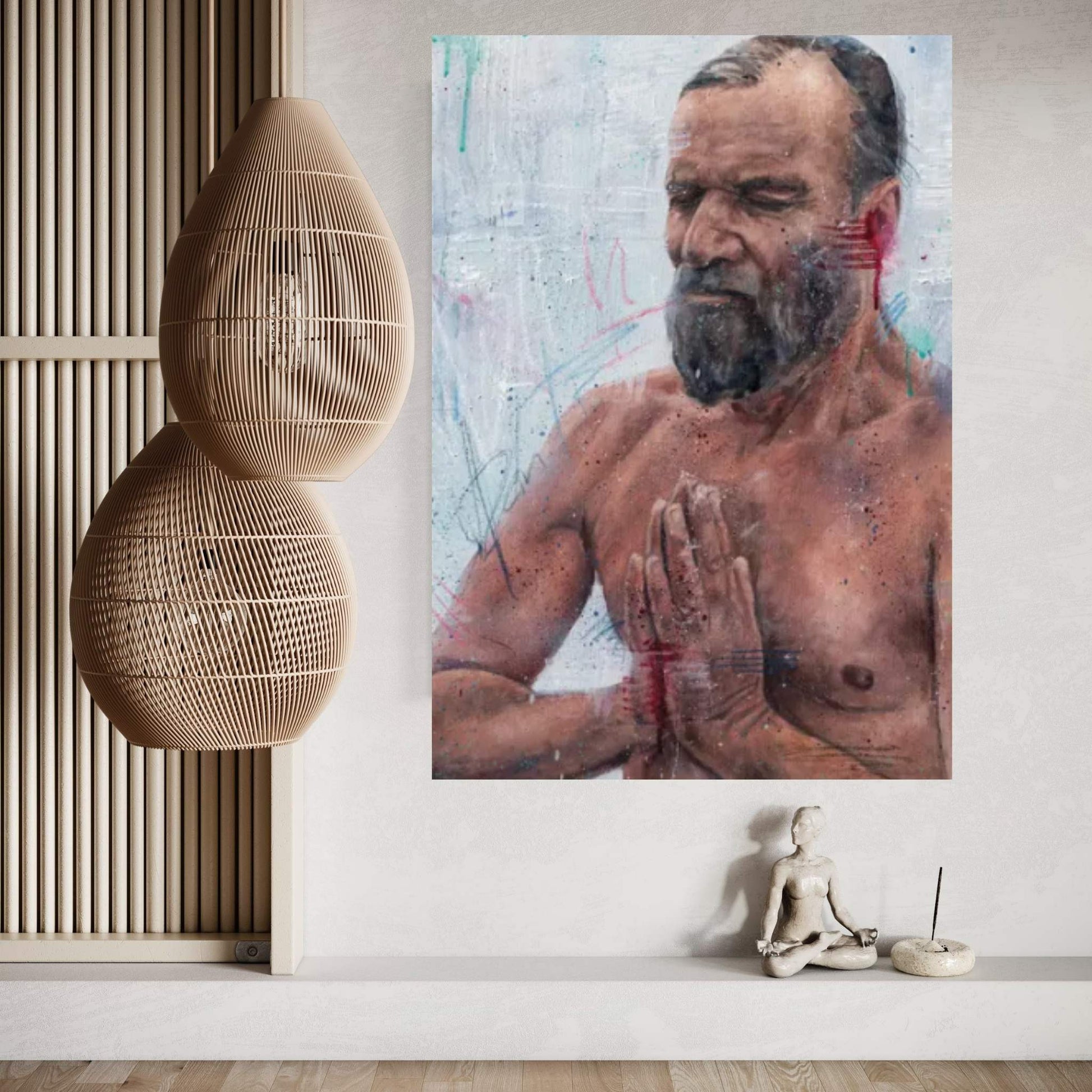 Iceman Wim Hof Canvas Wall Art - Y Canvas