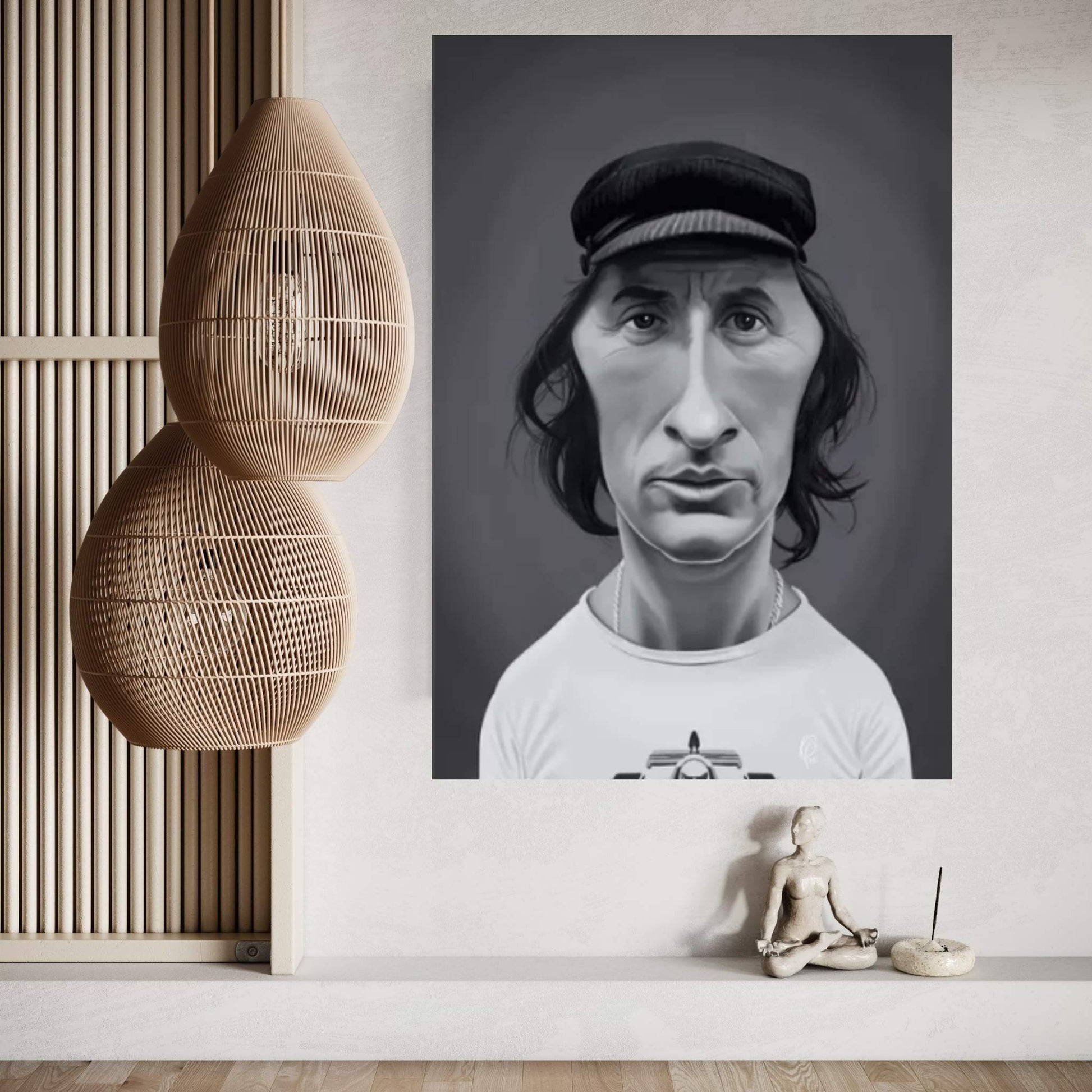 Jackie Stewart Canvas Wall Art - Y Canvas
