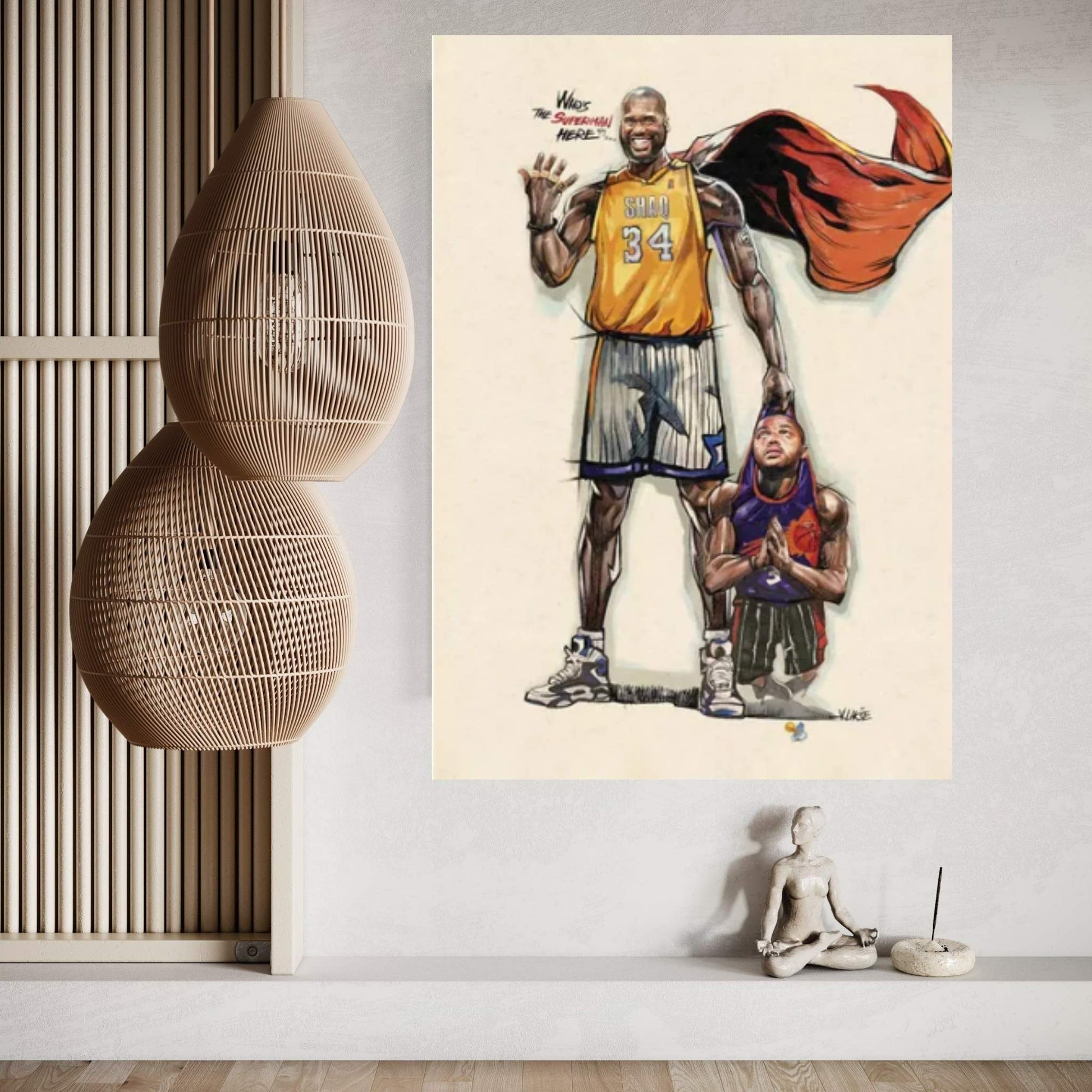 Shaq Attaq Canvas Wall Art - Y Canvas