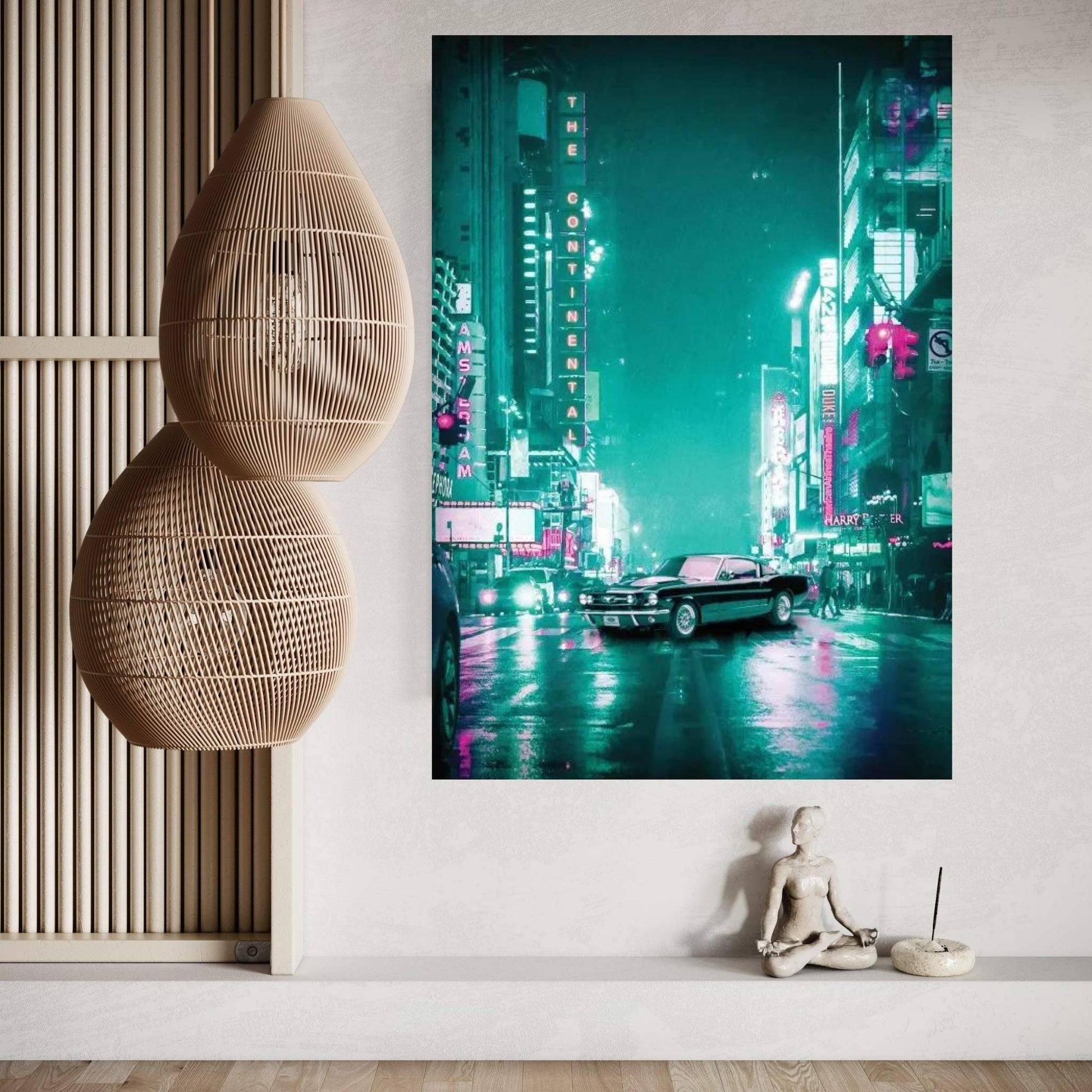 John Wick Mustang Canvas Wall Art - Y Canvas