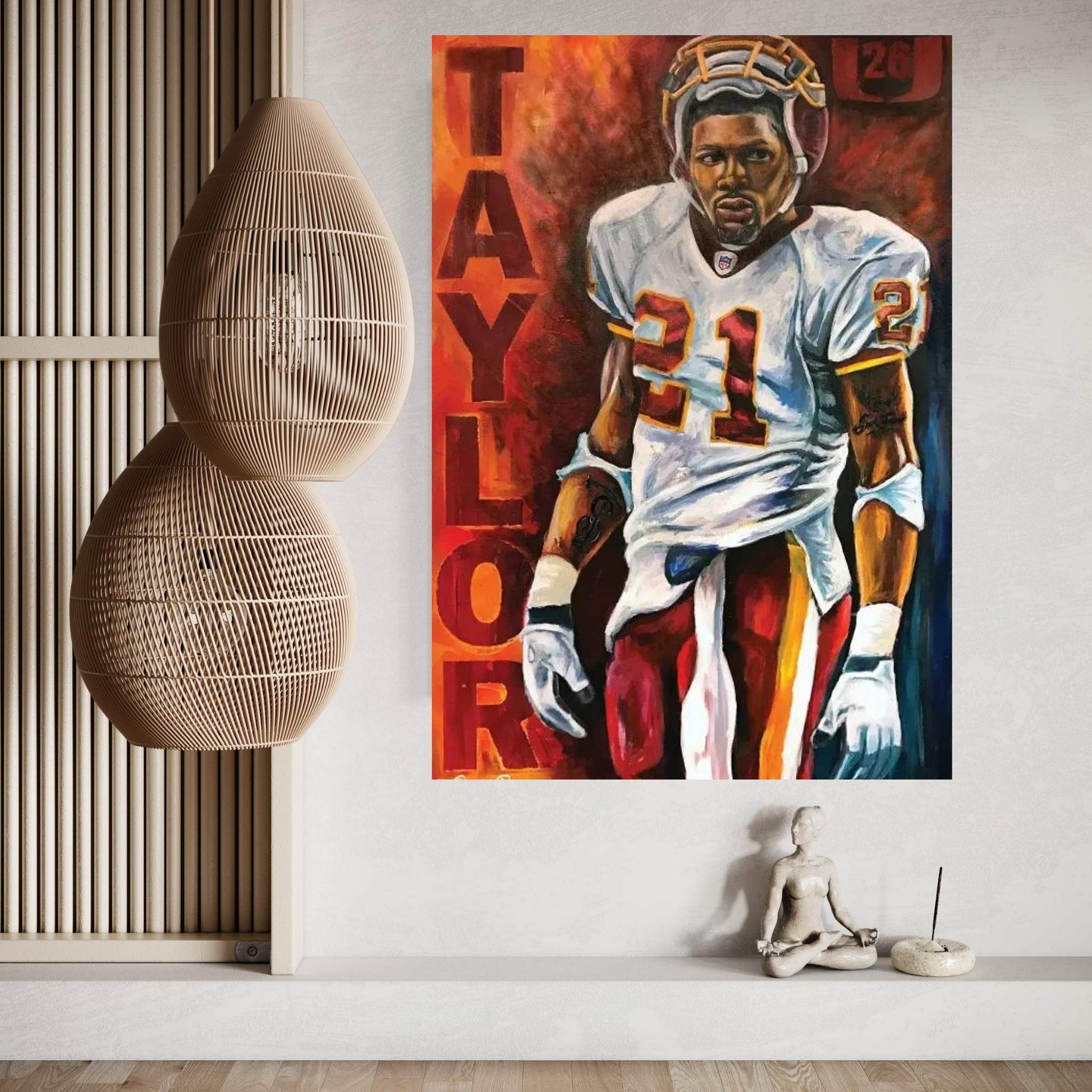 Sean Taylor Canvas Wall Art - Y Canvas