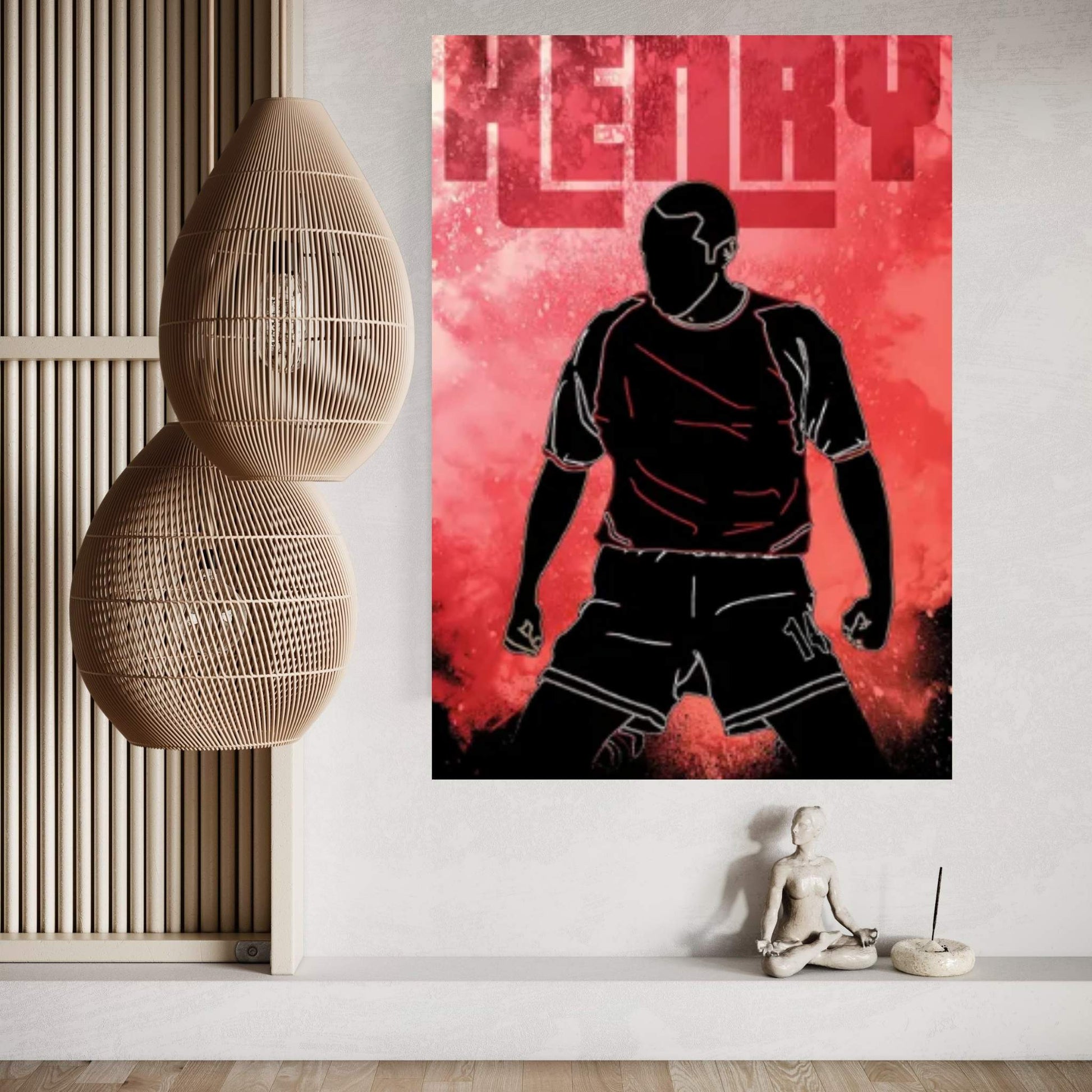 Soul Of The Iconic Striker Canvas Wall Art - Y Canvas