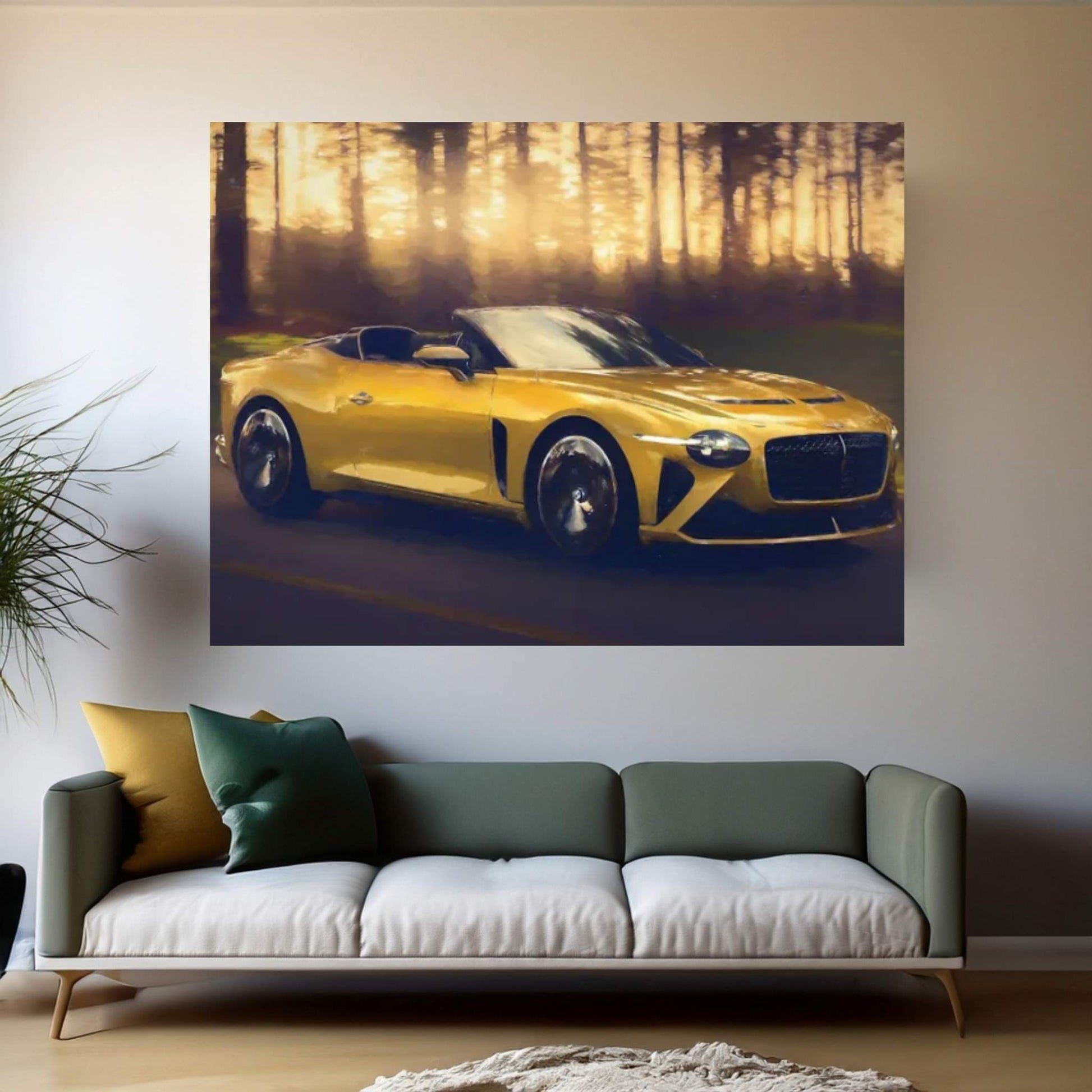 Bentley Mulliner Bacalar Canvas Wall Art - Y Canvas