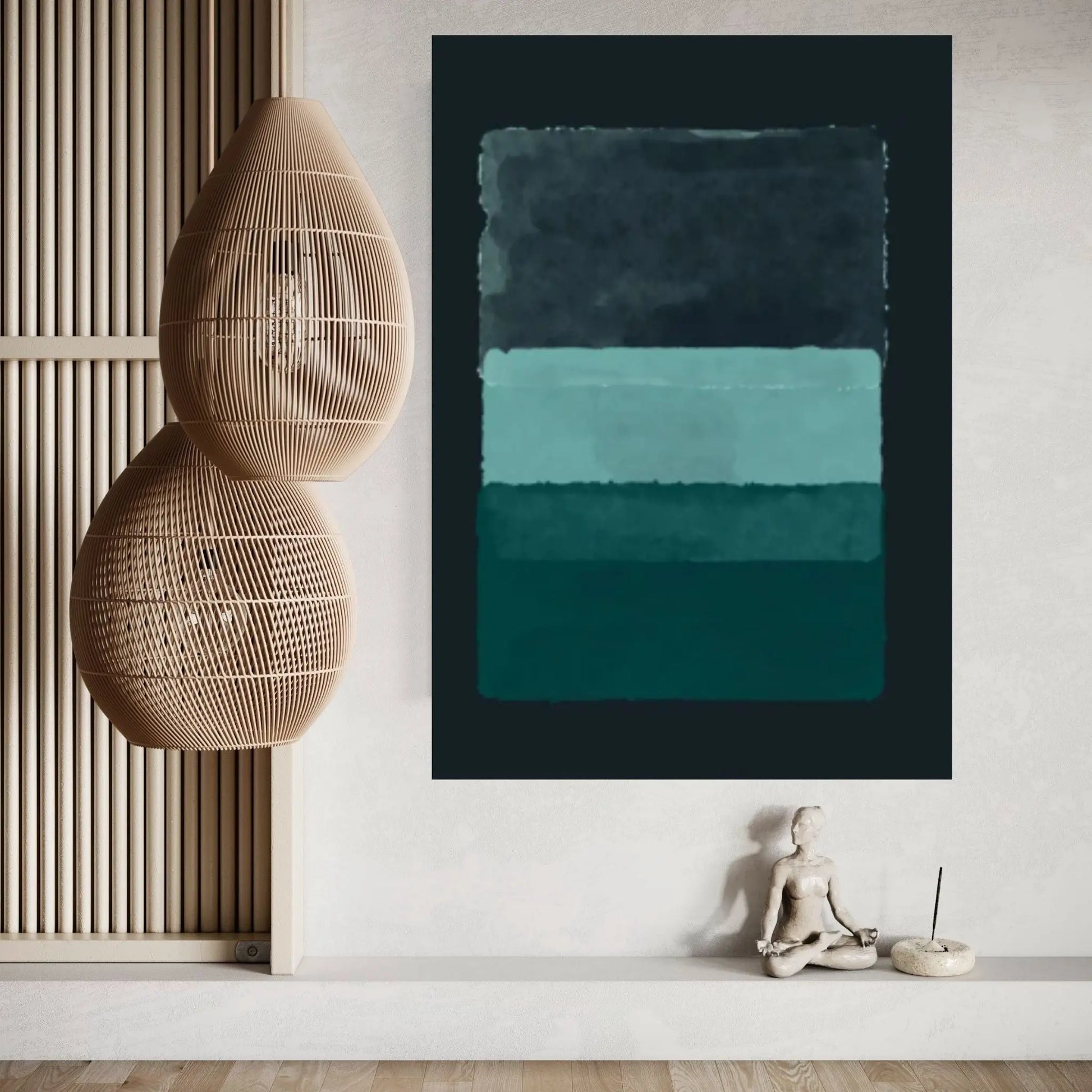 Mark Rothko Frame Canvas/Poster Art Reproduction, Rothko Reproduction - Y Canvas