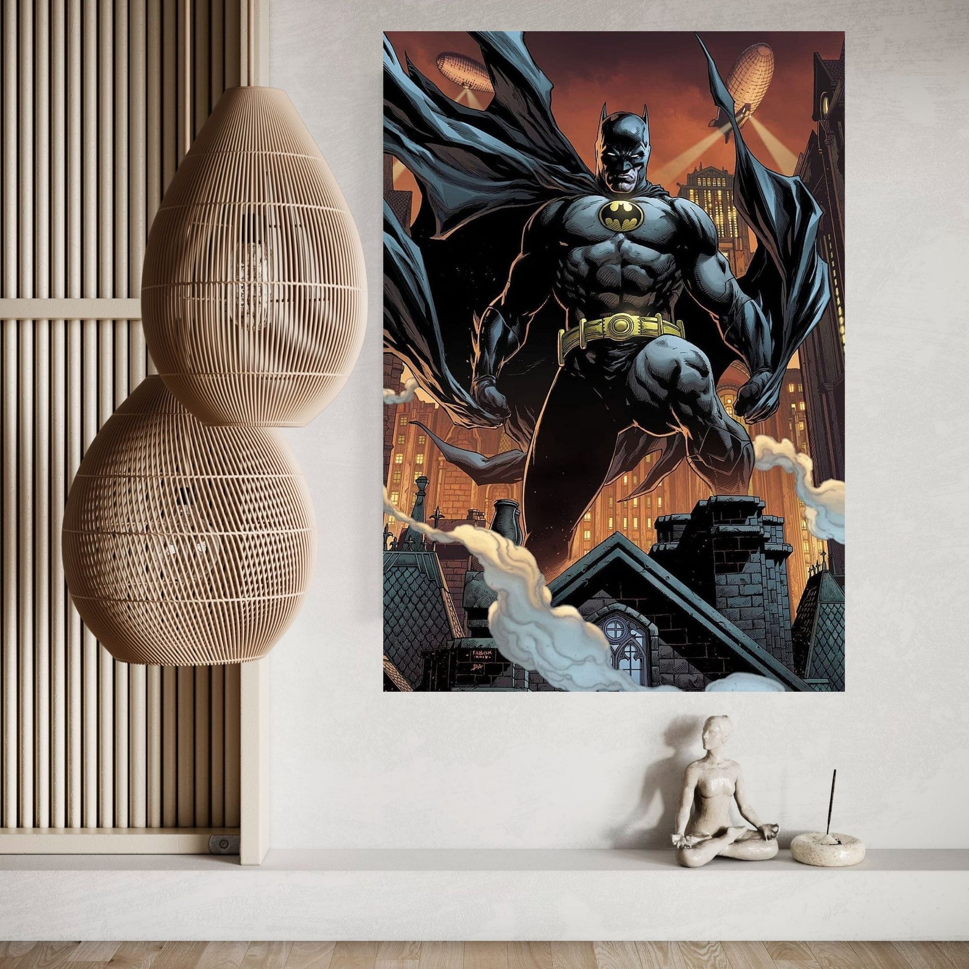 Batman Canvas Wall Art - Y Canvas