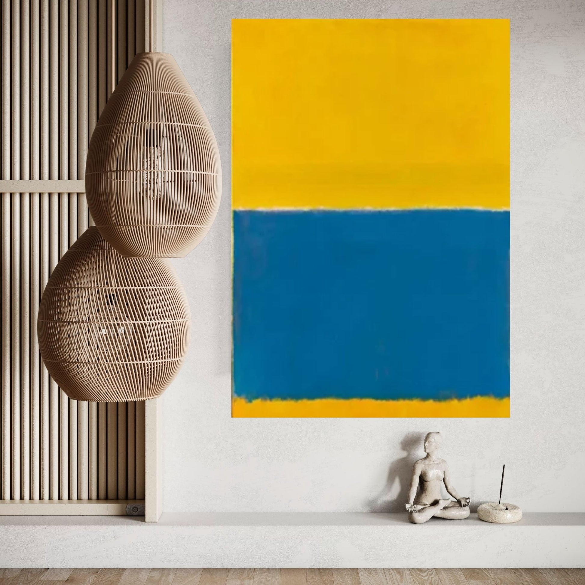 Mark Rothko Frame Canvas/Poster Art Reproduction, Rothko Reproduction, Modern Art Expressionism Painting - Y Canvas