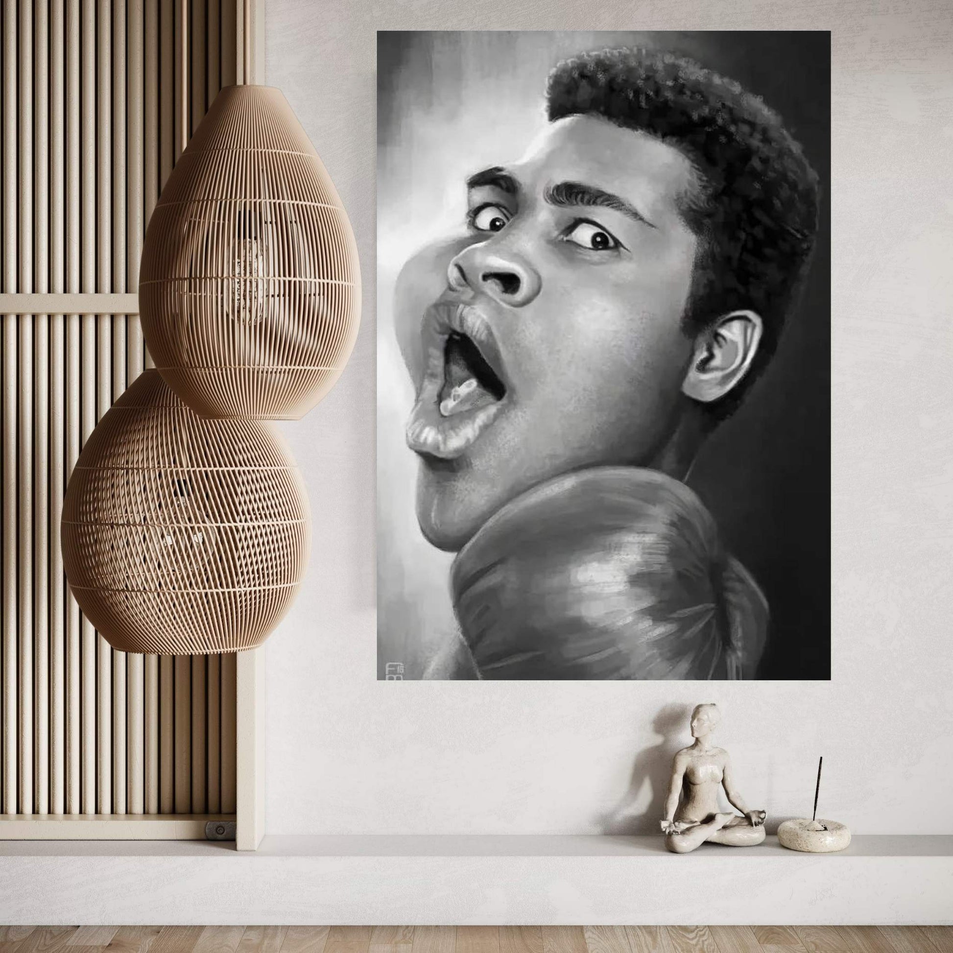 Muhammad Ali Canvas Wall Art - Y Canvas