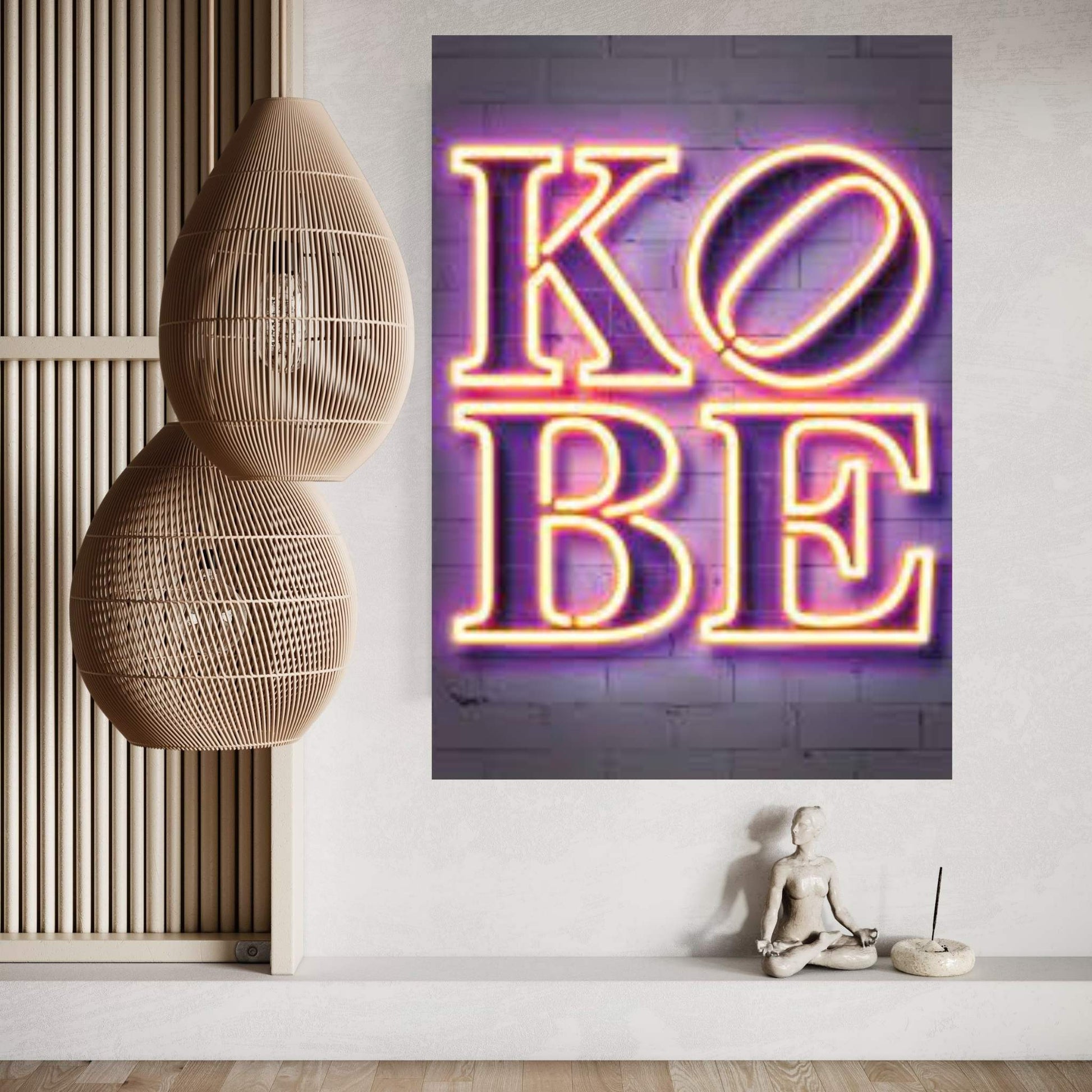 Love Kobe Canvas Wall Art - Y Canvas