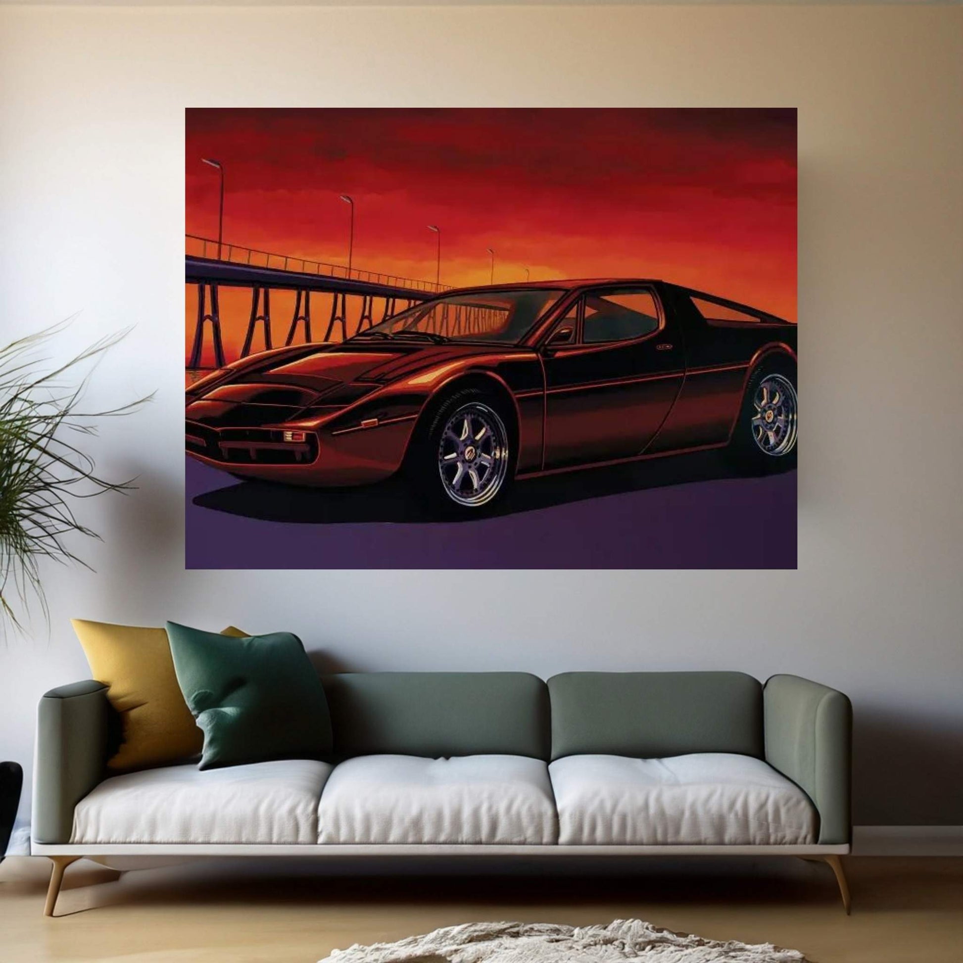 Maserati Merak Canvas Wall Art - Y Canvas