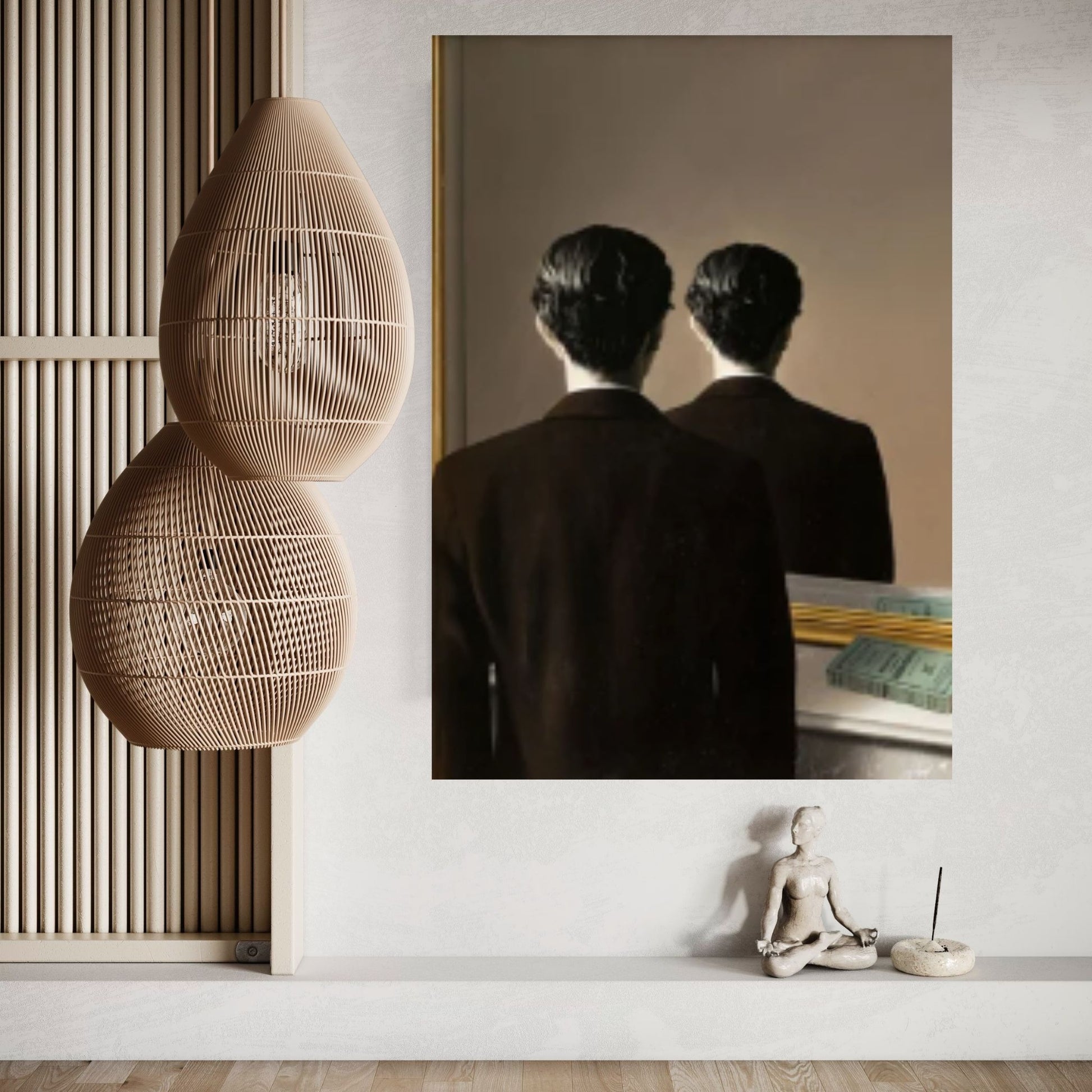 Rene Magritte Canvas Wall Art Poster, Not to be Reproduced Wall Decor Print, Rene Magritte Canvas - Y Canvas
