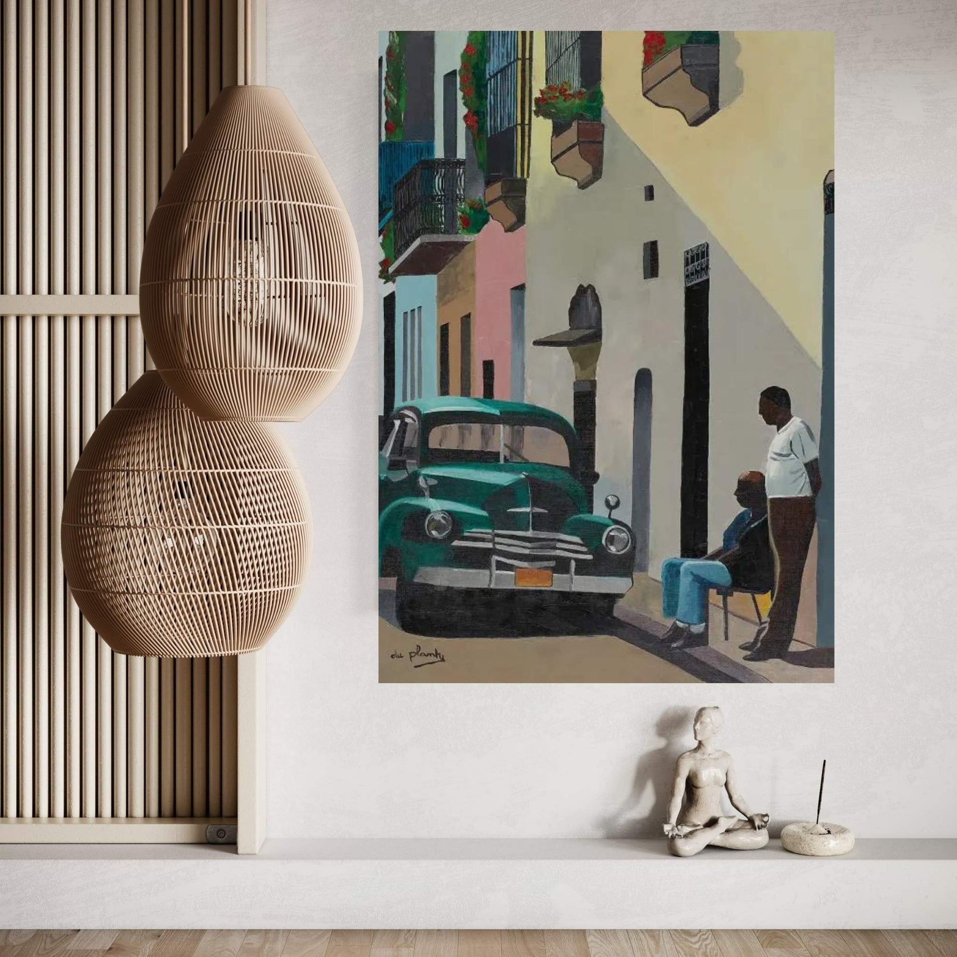 Quiet Cuba Canvas Wall Art - Y Canvas