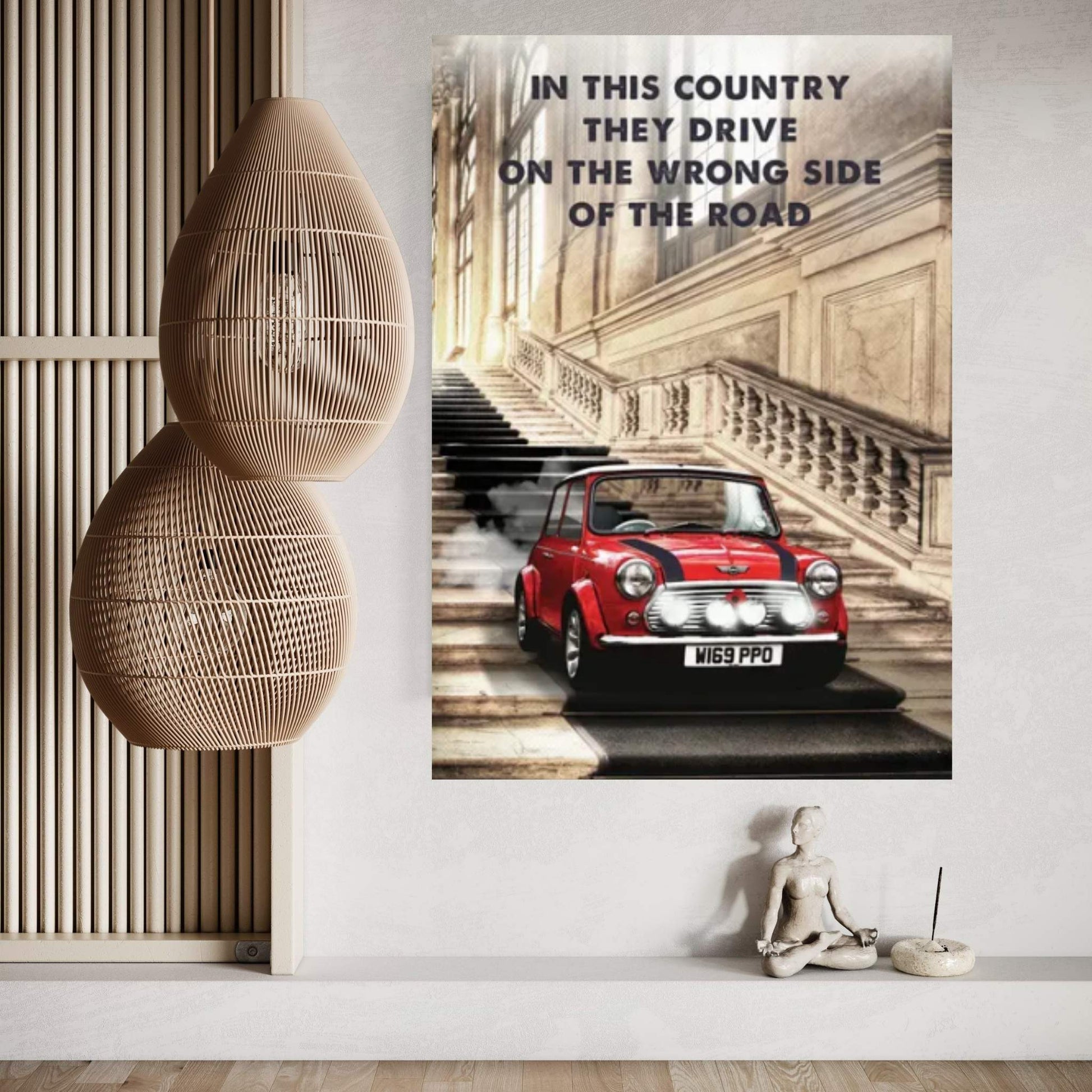 The Italian Job Canvas Wall Art - Y Canvas